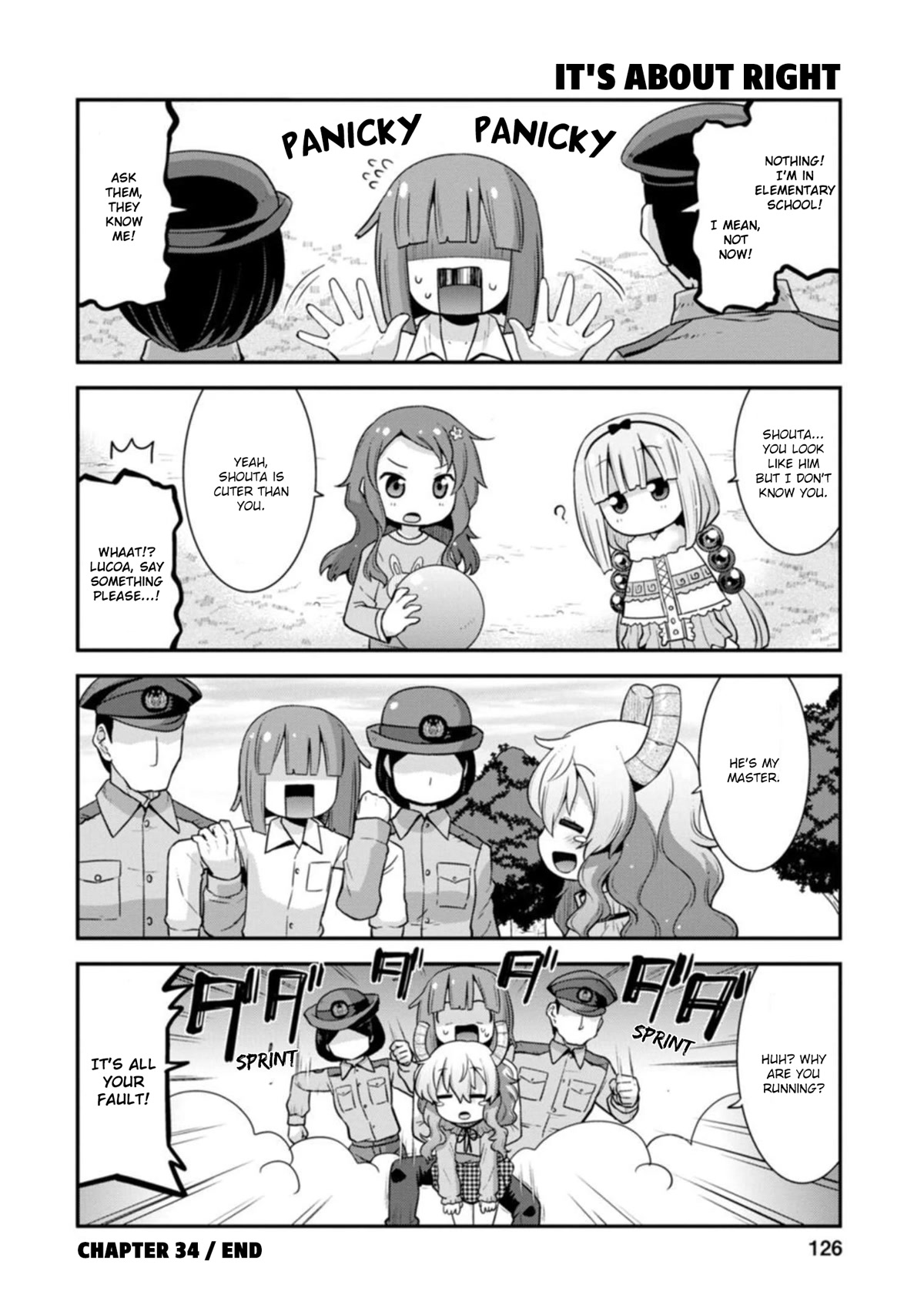 Miss Kobayashi's Dragon Maid: Lucoa is my xx Chapter 34 page 14 - Chapter 34: Lucoa and the Baby