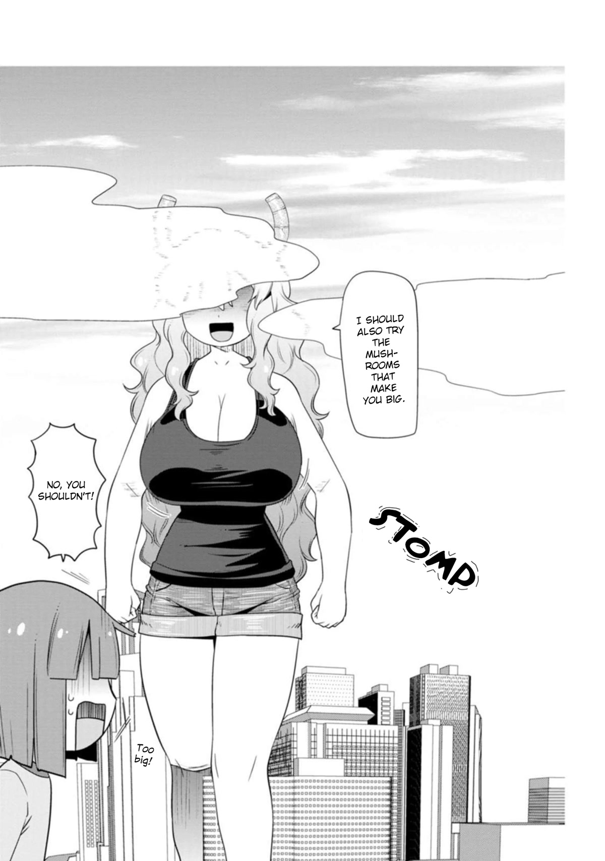 Miss Kobayashi's Dragon Maid: Lucoa is my xx Chapter 34 page 15 - Chapter 34: Lucoa and the Baby