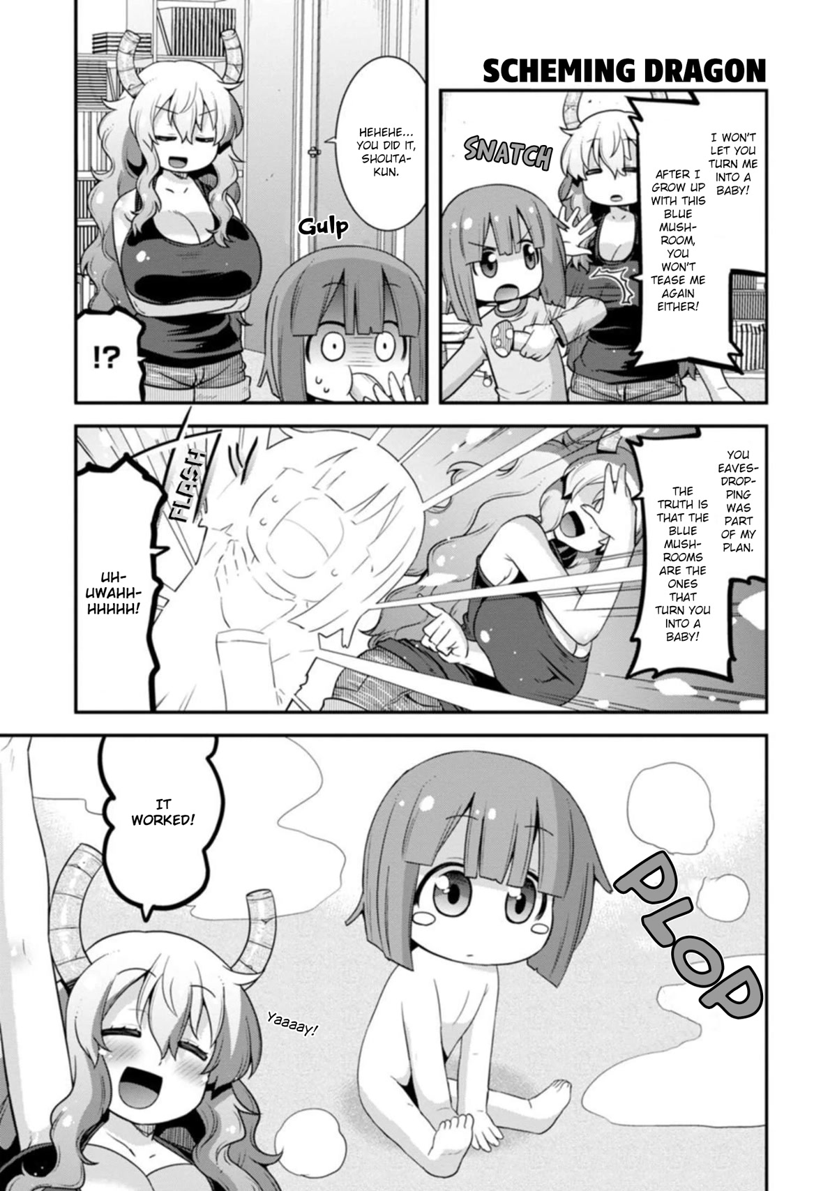 Miss Kobayashi's Dragon Maid: Lucoa is my xx Chapter 34 page 3 - Chapter 34: Lucoa and the Baby