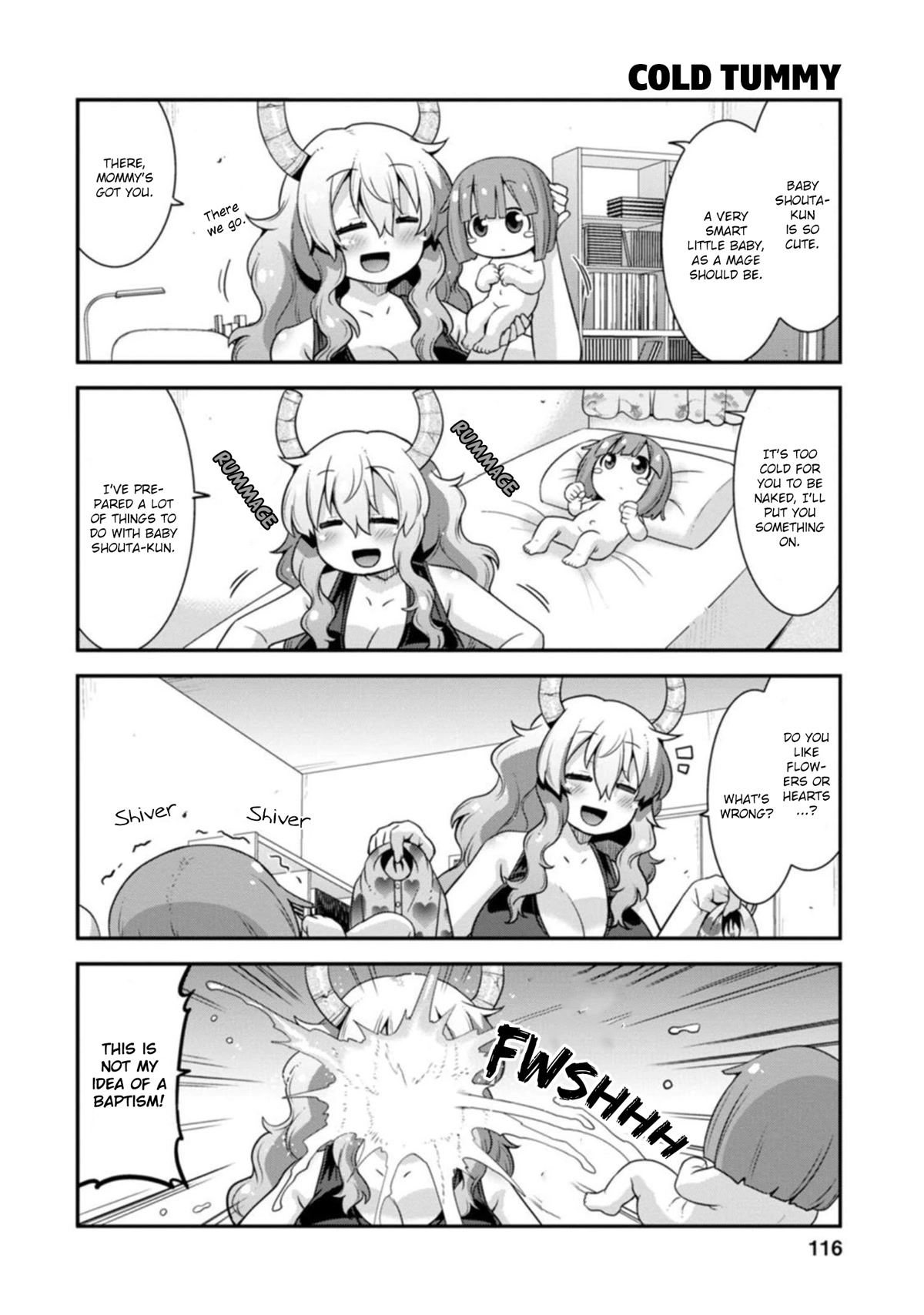 Miss Kobayashi's Dragon Maid: Lucoa is my xx Chapter 34 page 4 - Chapter 34: Lucoa and the Baby