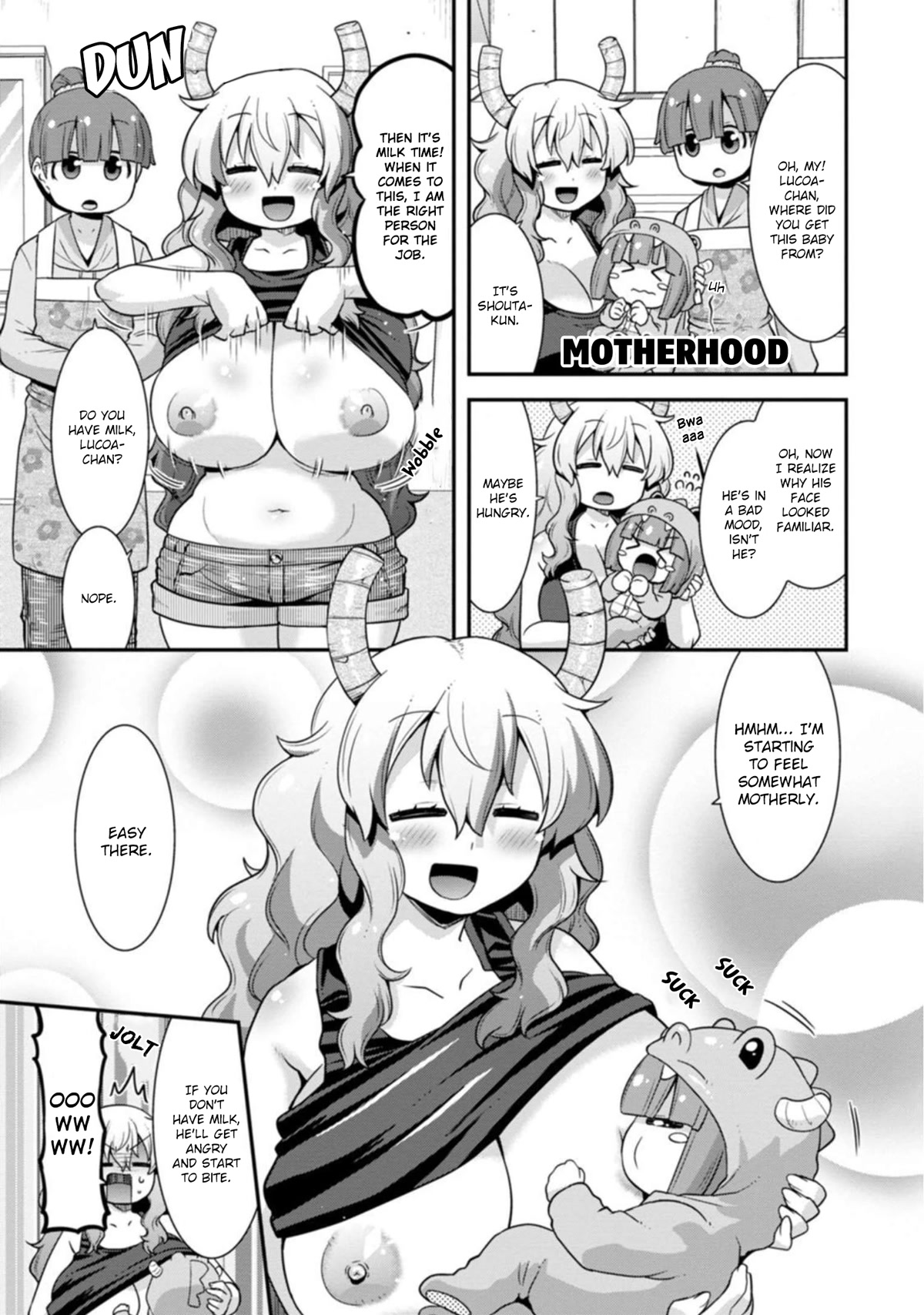 Miss Kobayashi's Dragon Maid: Lucoa is my xx Chapter 34 page 5 - Chapter 34: Lucoa and the Baby