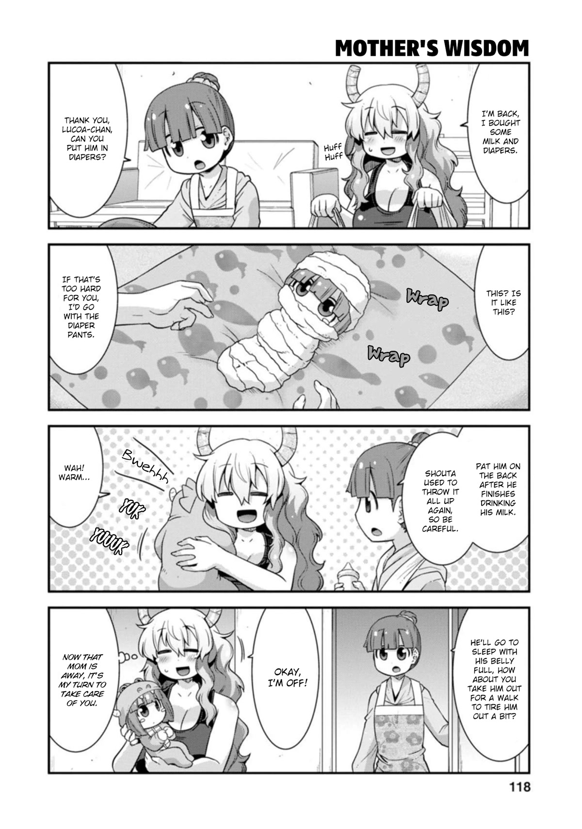 Miss Kobayashi's Dragon Maid: Lucoa is my xx Chapter 34 page 6 - Chapter 34: Lucoa and the Baby