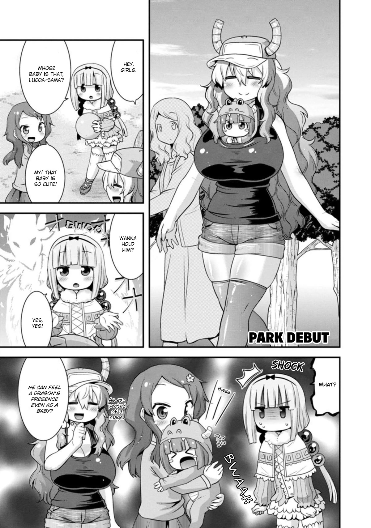 Miss Kobayashi's Dragon Maid: Lucoa is my xx Chapter 34 page 7 - Chapter 34: Lucoa and the Baby