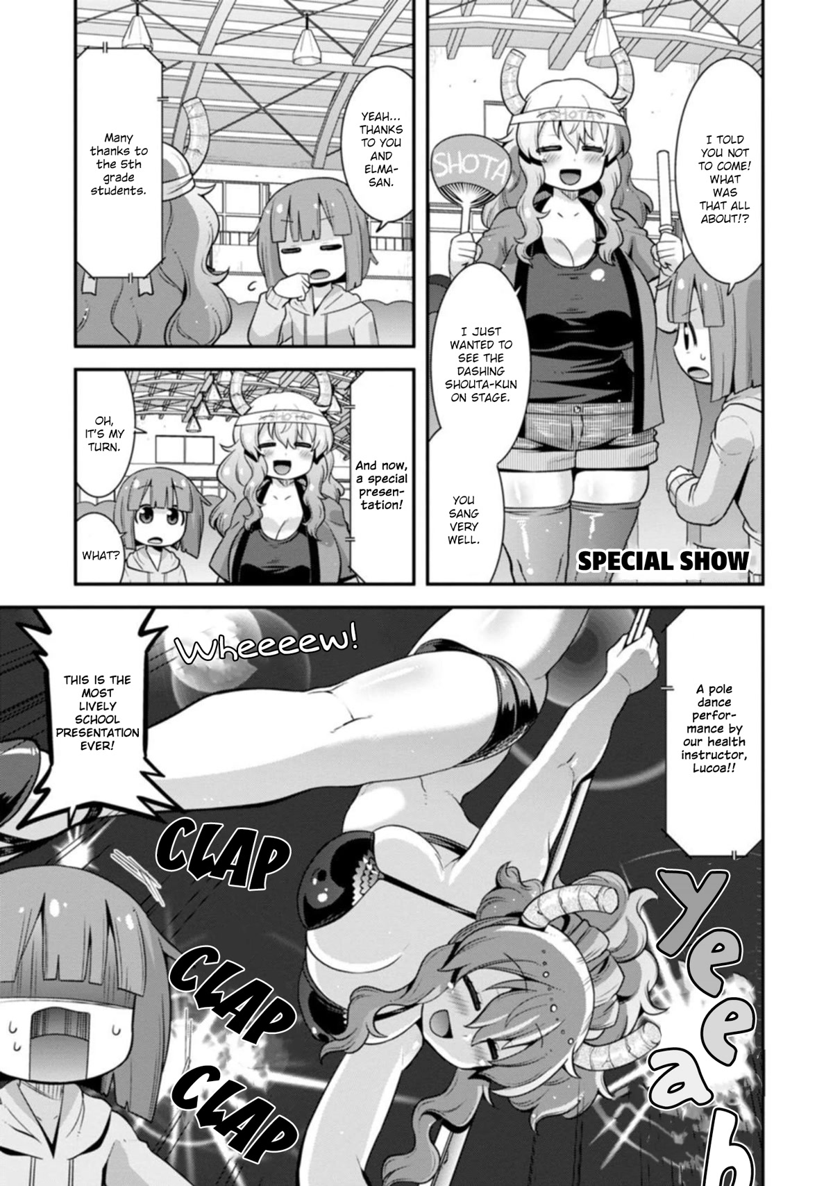 Miss Kobayashi's Dragon Maid: Lucoa is my xx Chapter 35 page 13 - Chapter 35: Shouta and Singing