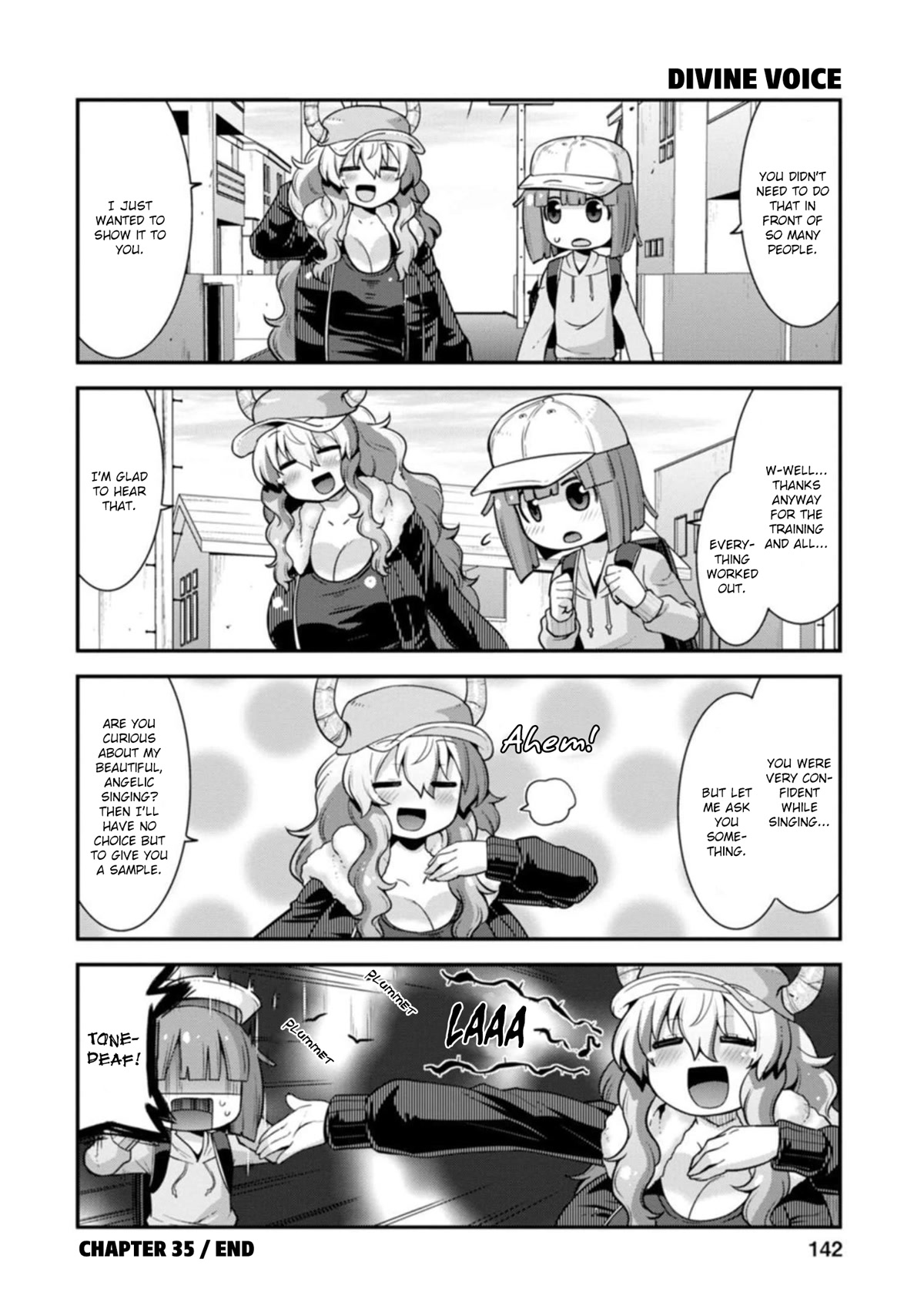 Miss Kobayashi's Dragon Maid: Lucoa is my xx Chapter 35 page 14 - Chapter 35: Shouta and Singing