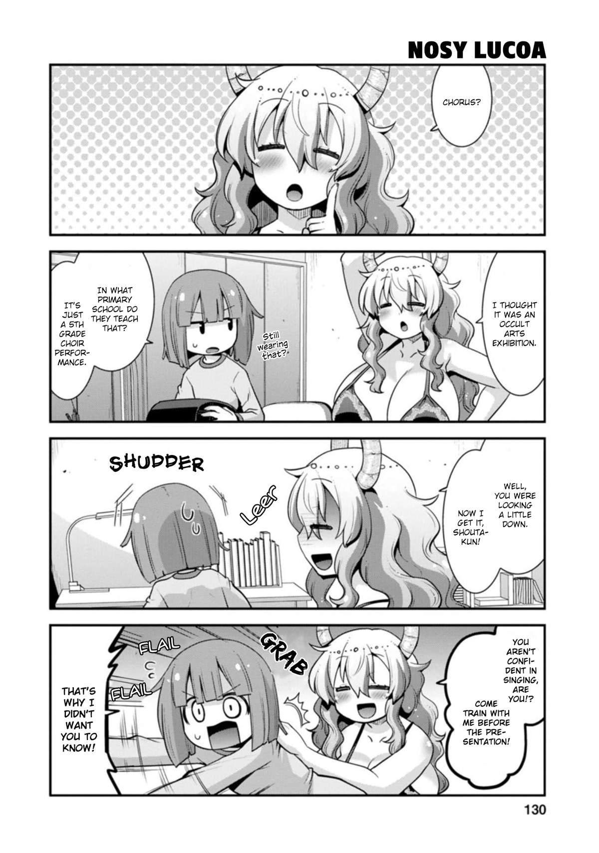 Miss Kobayashi's Dragon Maid: Lucoa is my xx Chapter 35 page 2 - Chapter 35: Shouta and Singing