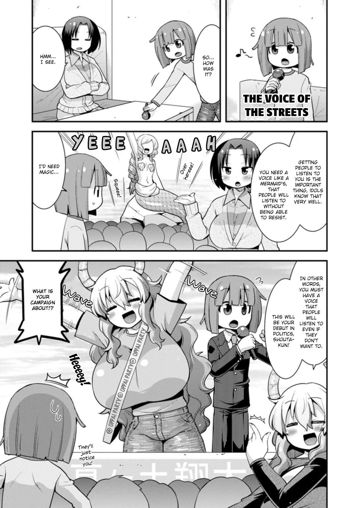Miss Kobayashi's Dragon Maid: Lucoa is my xx Chapter 35 page 7 - Chapter 35: Shouta and Singing