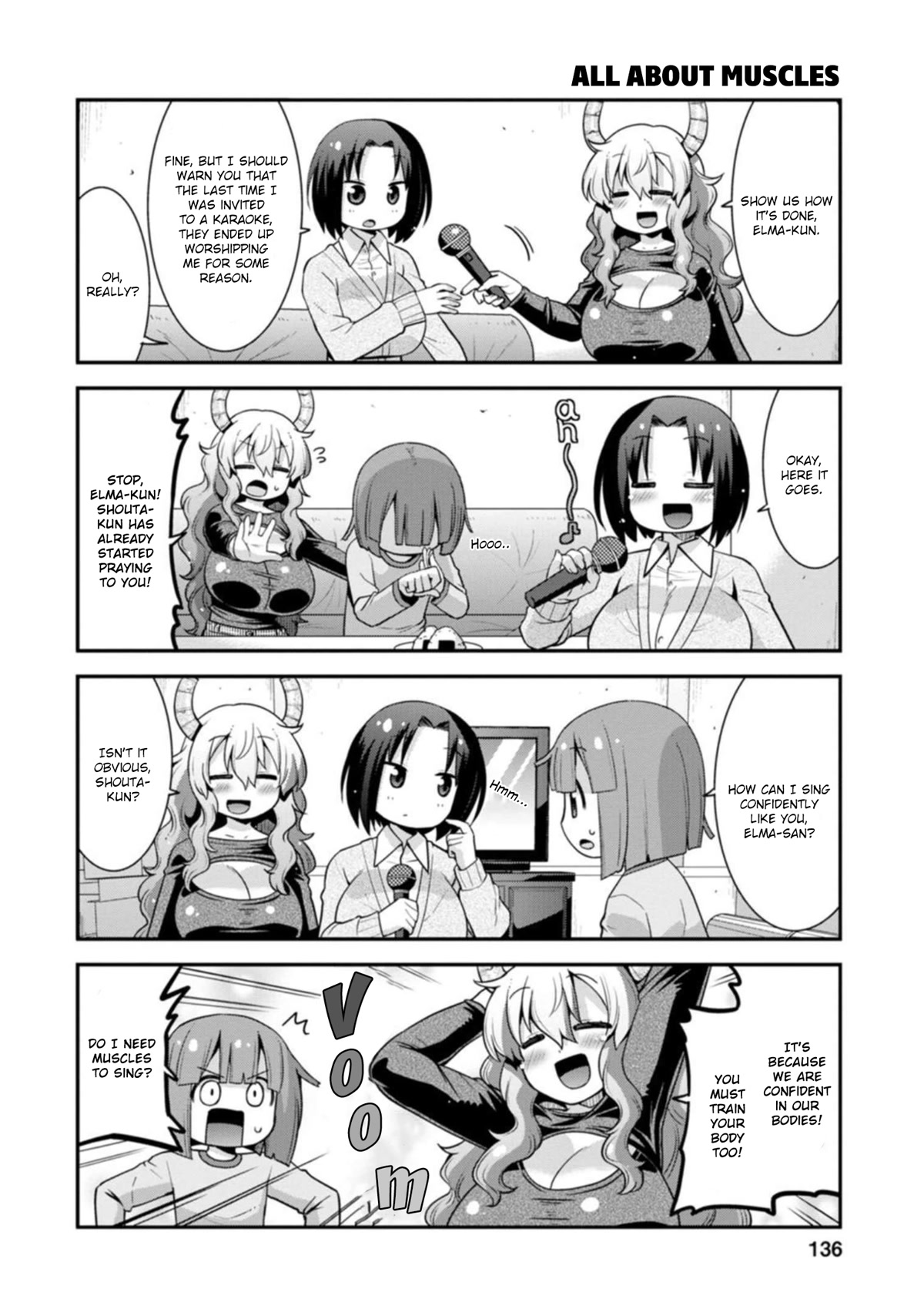Miss Kobayashi's Dragon Maid: Lucoa is my xx Chapter 35 page 8 - Chapter 35: Shouta and Singing
