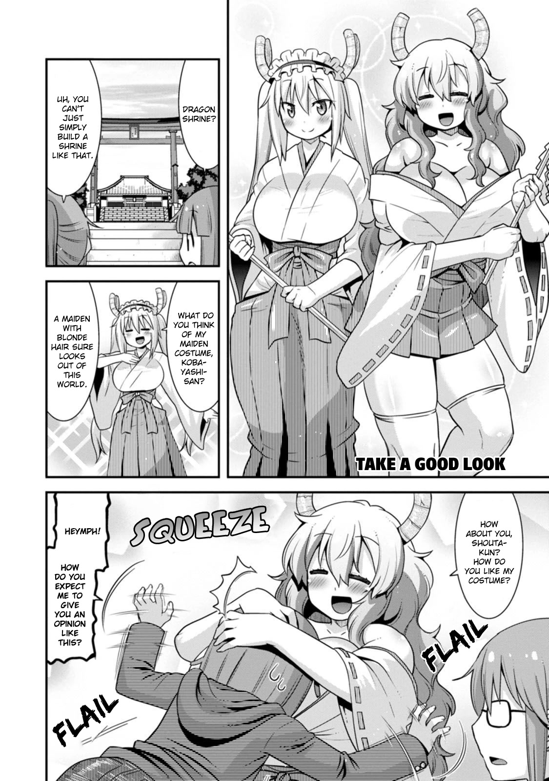 Miss Kobayashi's Dragon Maid: Lucoa is my xx Chapter 36 page 2 - Chapter 36: Lucoa and the Shrine Maiden