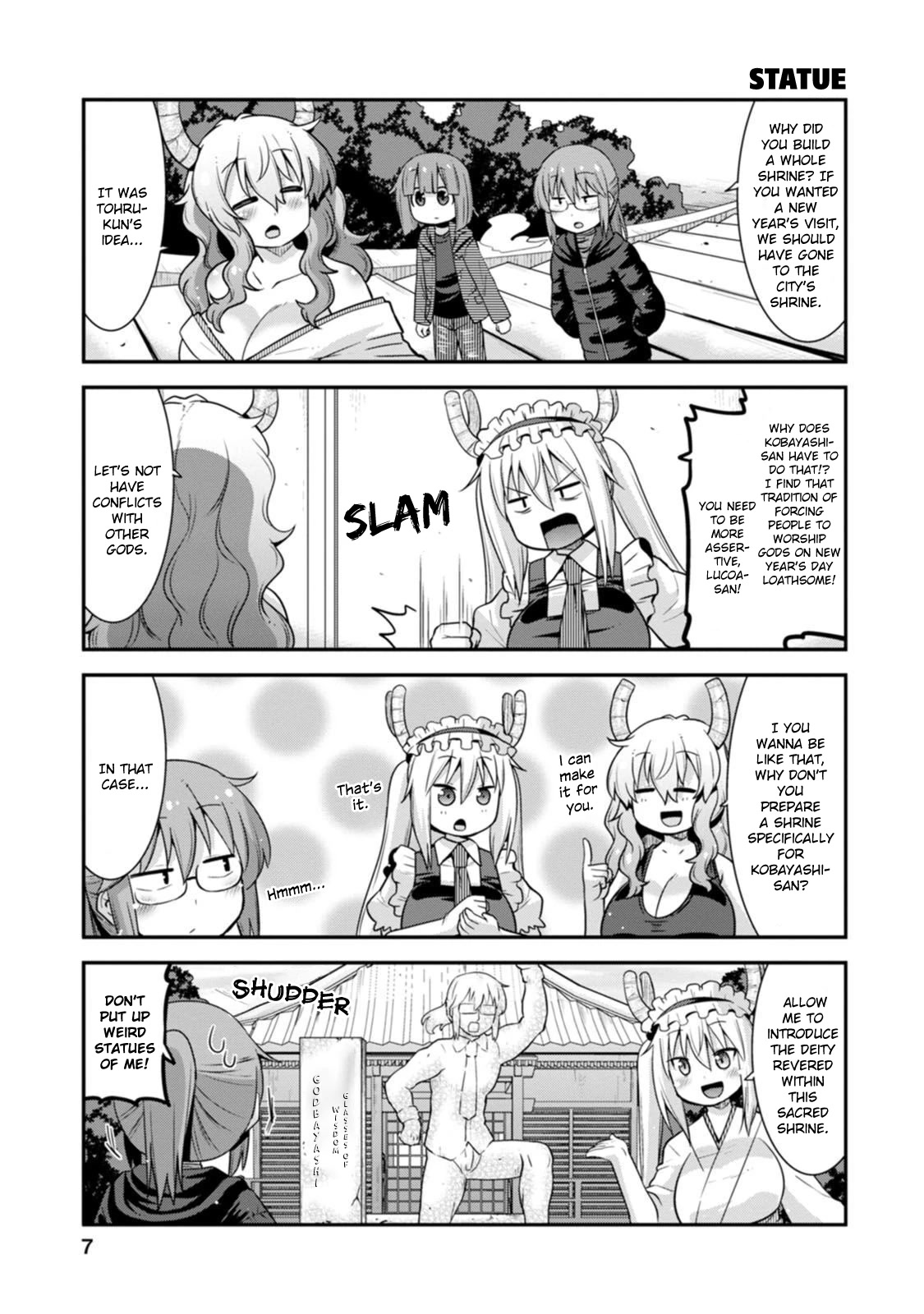 Miss Kobayashi's Dragon Maid: Lucoa is my xx Chapter 36 page 3 - Chapter 36: Lucoa and the Shrine Maiden
