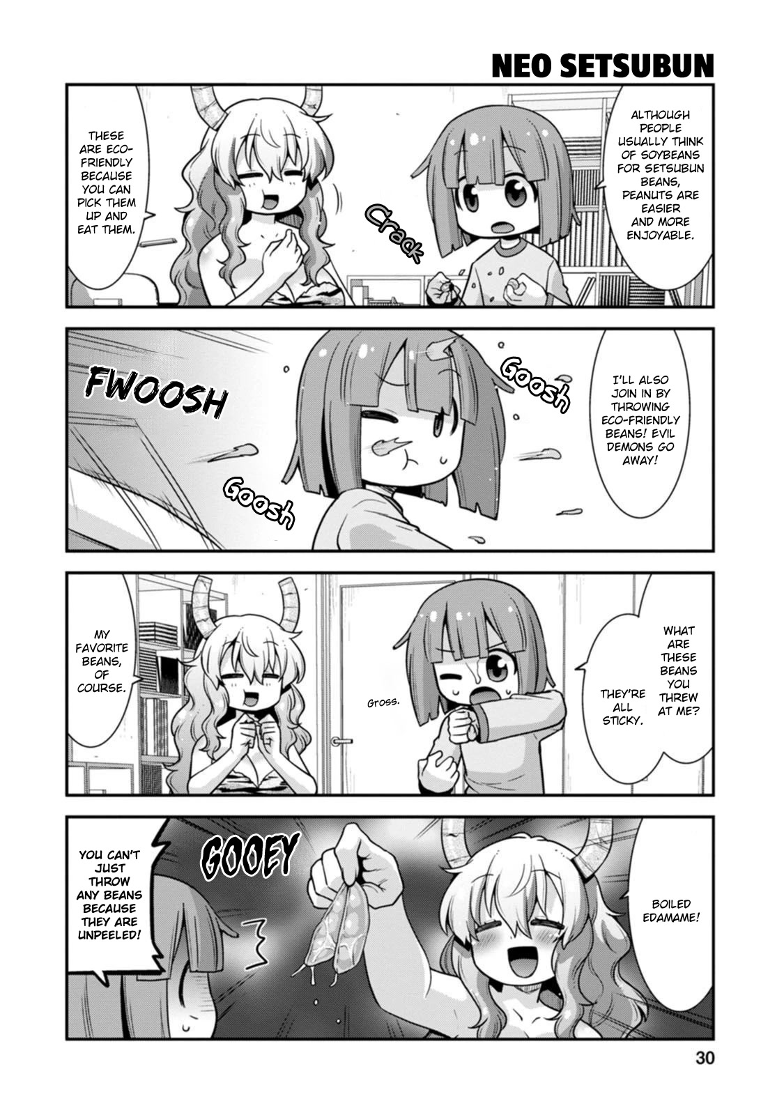 Miss Kobayashi's Dragon Maid: Lucoa is my xx Chapter 37 page 10 - Chapter 37: Shouta and Setsubun