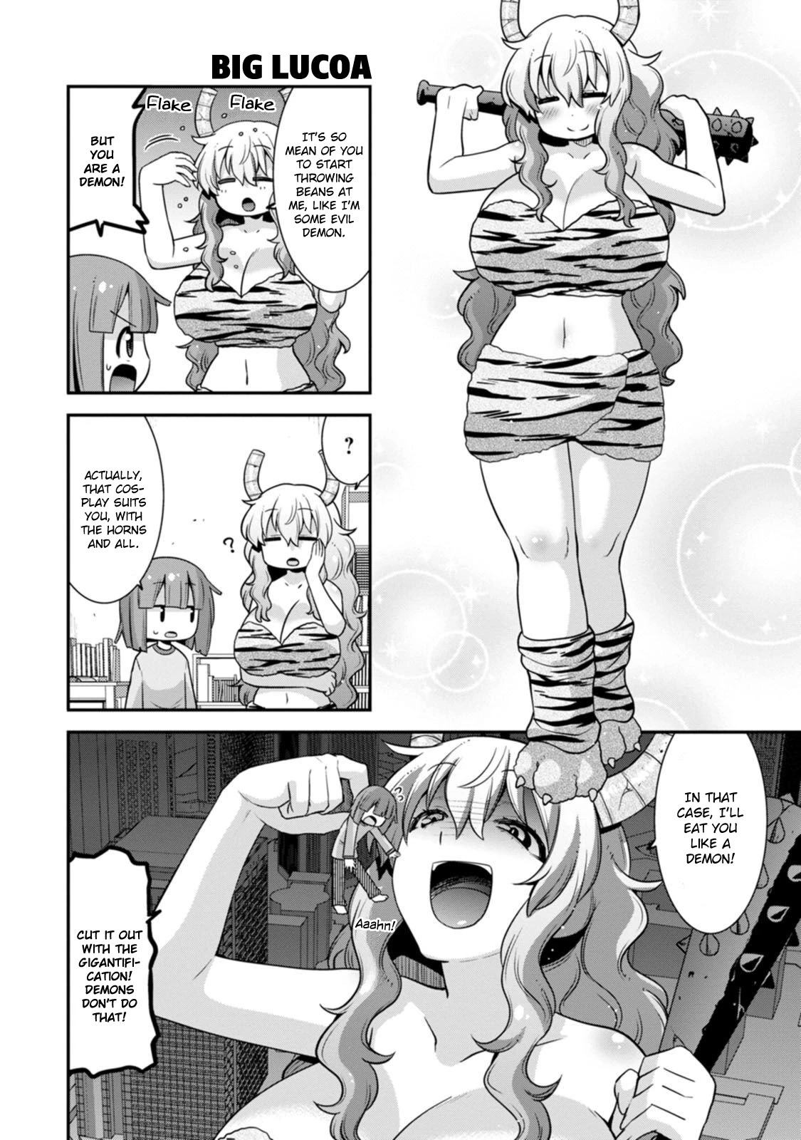 Miss Kobayashi's Dragon Maid: Lucoa is my xx Chapter 37 page 2 - Chapter 37: Shouta and Setsubun
