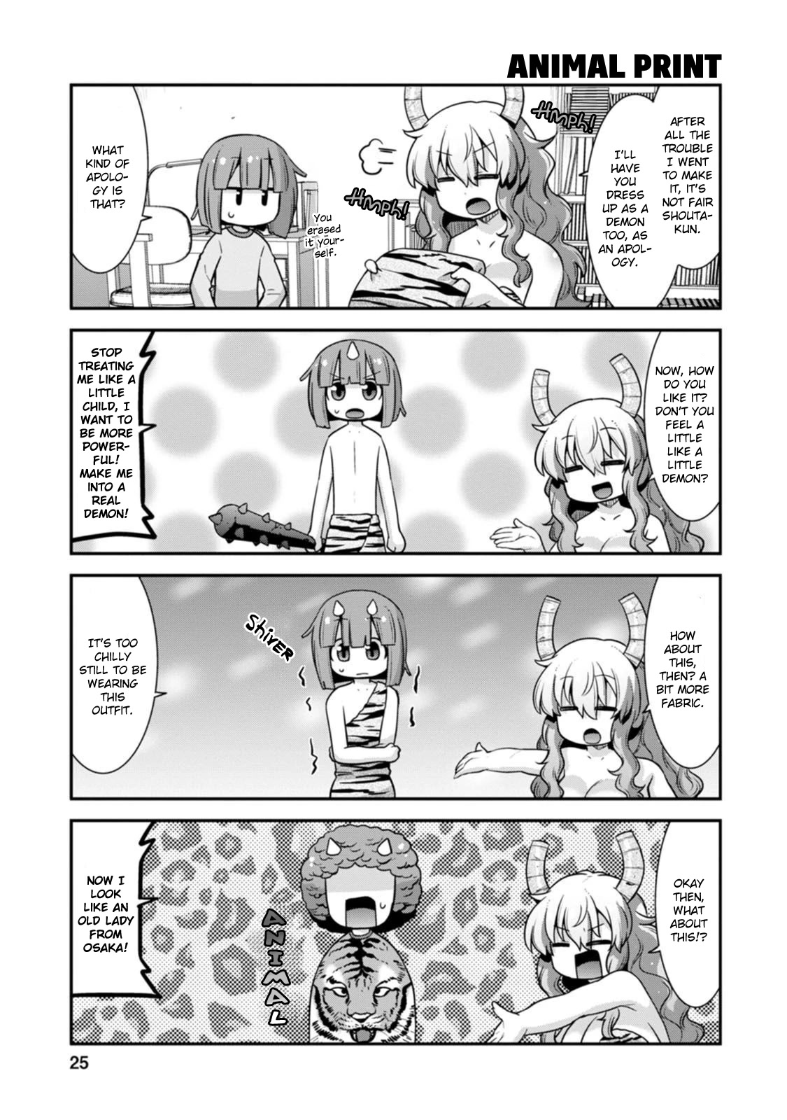 Miss Kobayashi's Dragon Maid: Lucoa is my xx Chapter 37 page 5 - Chapter 37: Shouta and Setsubun