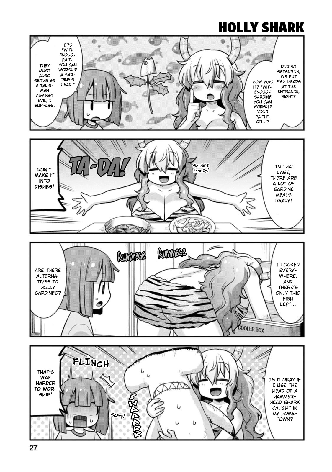 Miss Kobayashi's Dragon Maid: Lucoa is my xx Chapter 37 page 7 - Chapter 37: Shouta and Setsubun
