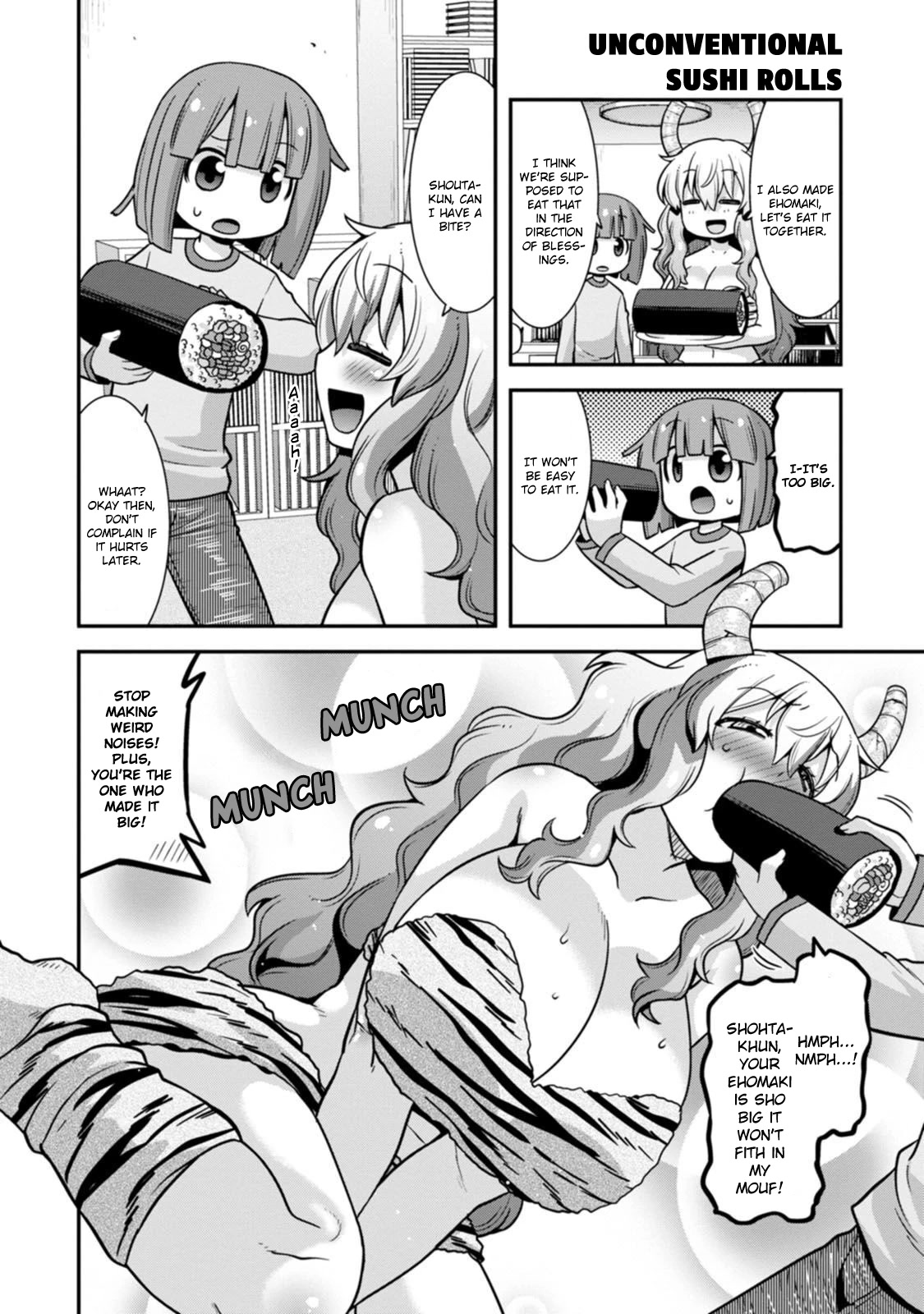 Miss Kobayashi's Dragon Maid: Lucoa is my xx Chapter 37 page 8 - Chapter 37: Shouta and Setsubun