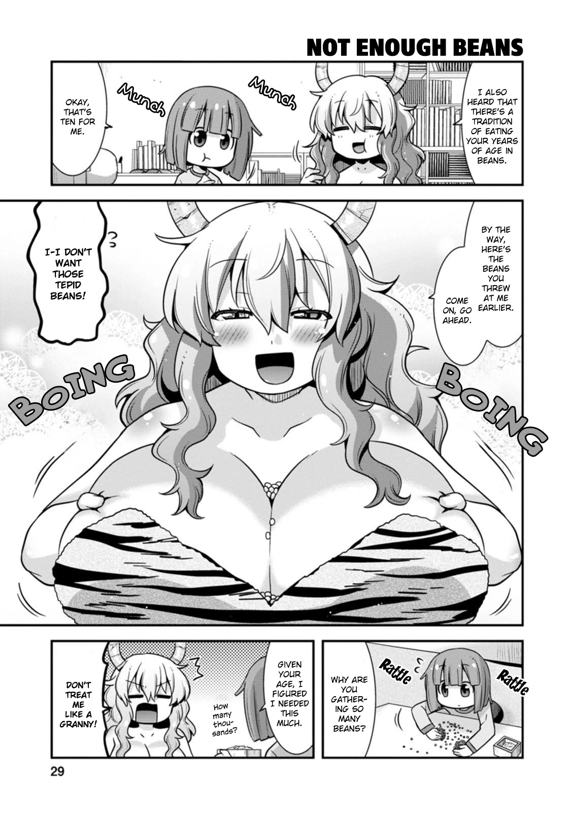 Miss Kobayashi's Dragon Maid: Lucoa is my xx Chapter 37 page 9 - Chapter 37: Shouta and Setsubun