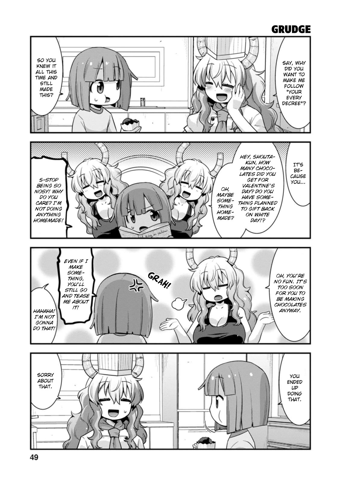 Miss Kobayashi's Dragon Maid: Lucoa is my xx Chapter 38 page 13 - Chapter 38: Shouta and White Day