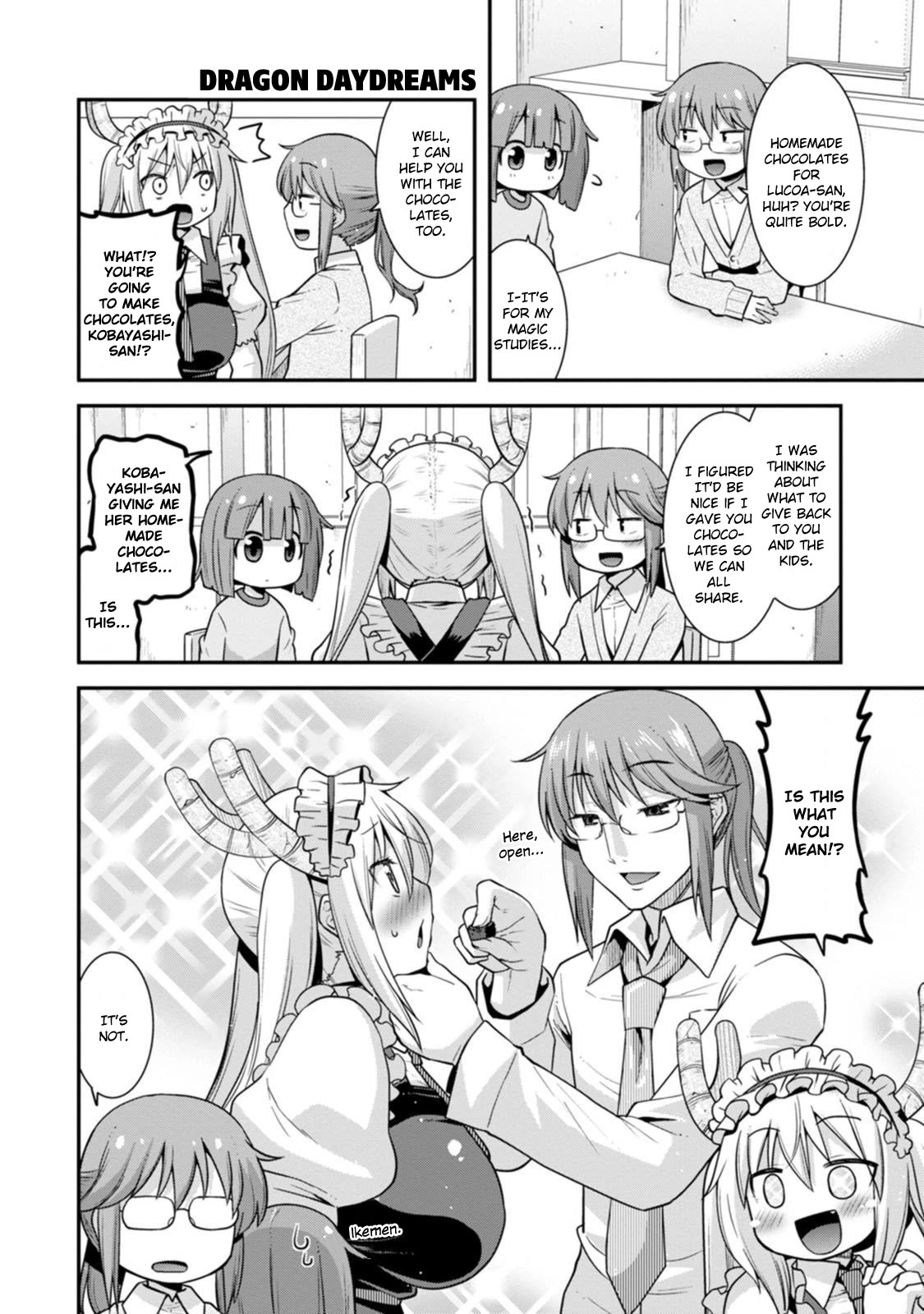 Miss Kobayashi's Dragon Maid: Lucoa is my xx Chapter 38 page 4 - Chapter 38: Shouta and White Day