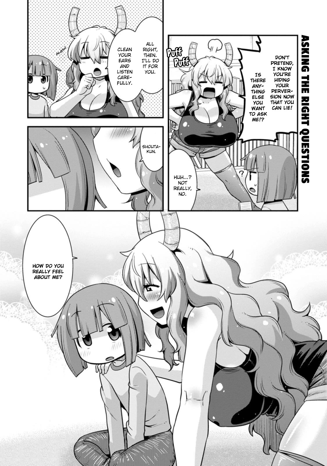 Miss Kobayashi's Dragon Maid: Lucoa is my xx Chapter 39 page 10 - Chapter 39: Lucoa and April Fools'