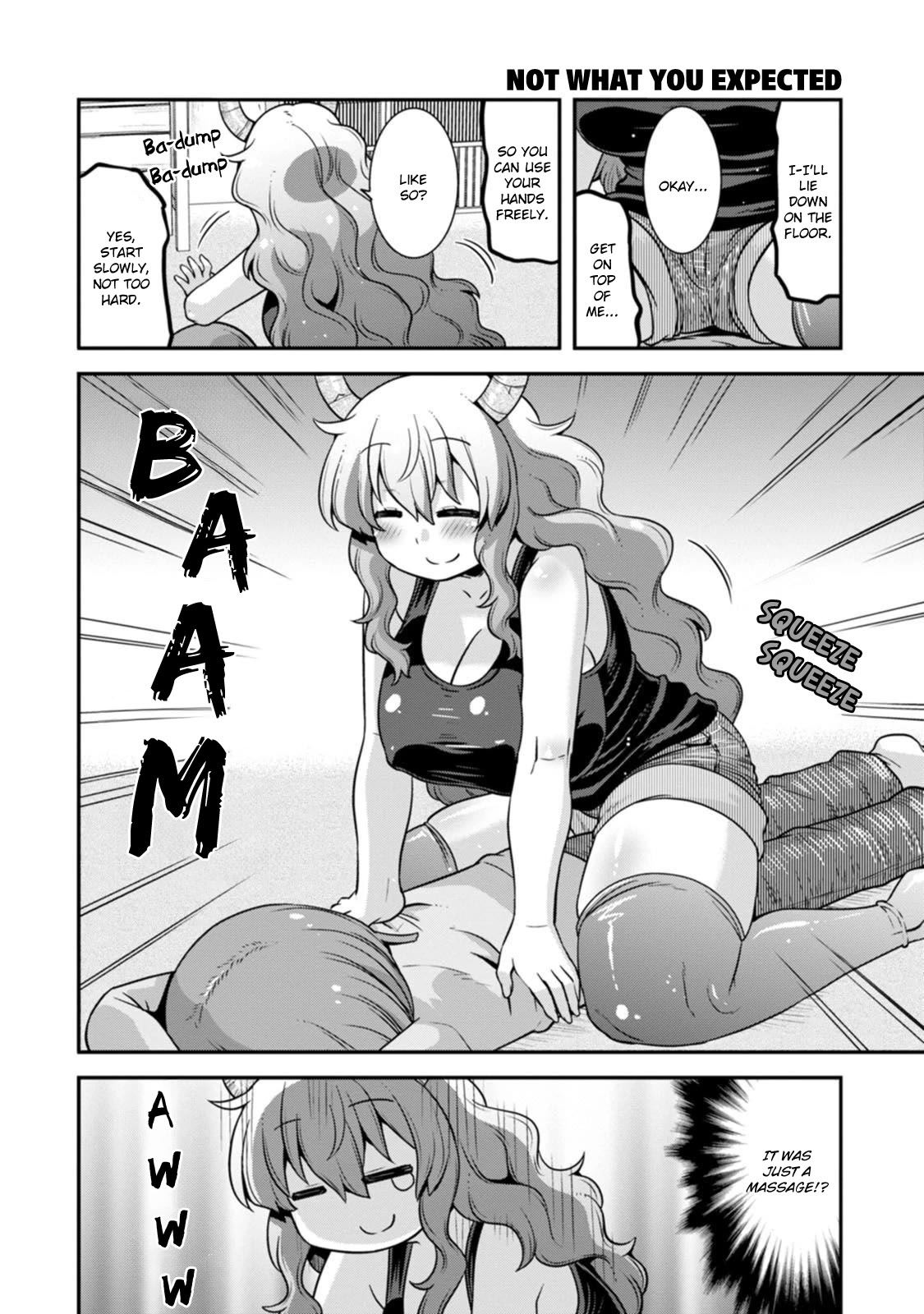 Miss Kobayashi's Dragon Maid: Lucoa is my xx Chapter 39 page 12 - Chapter 39: Lucoa and April Fools'