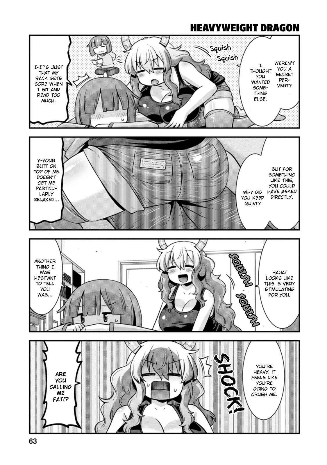 Miss Kobayashi's Dragon Maid: Lucoa is my xx Chapter 39 page 13 - Chapter 39: Lucoa and April Fools'