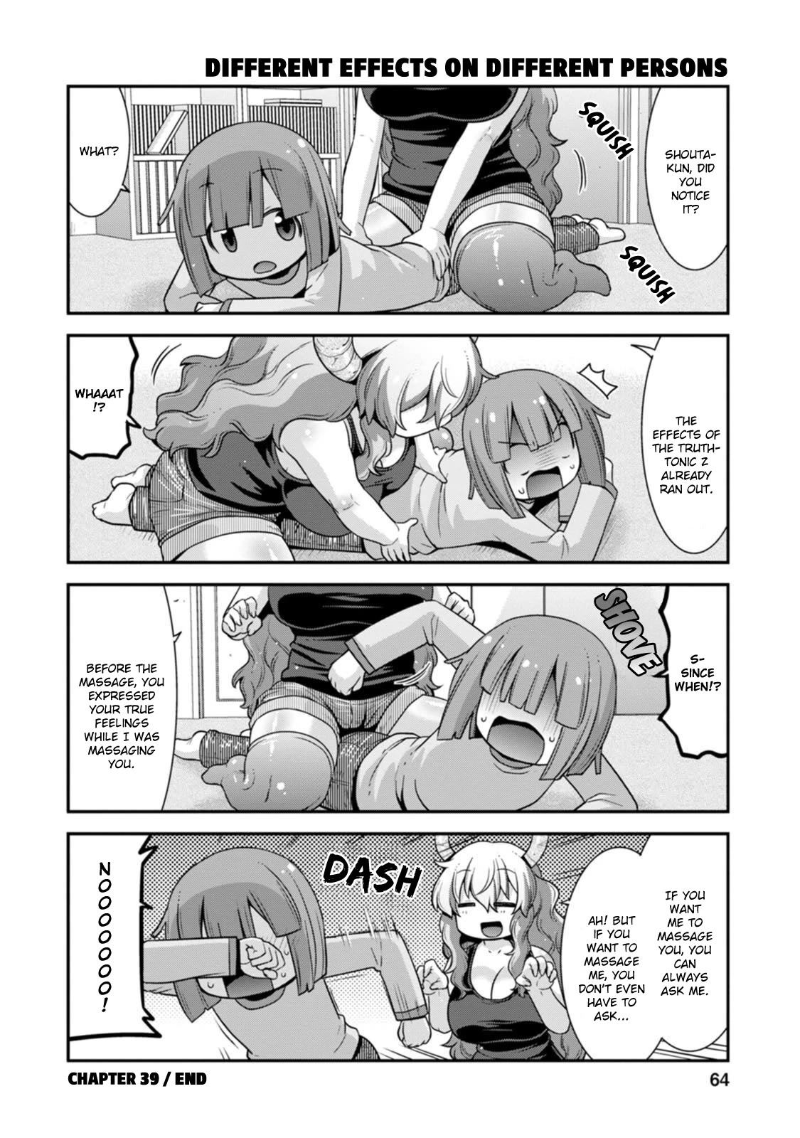 Miss Kobayashi's Dragon Maid: Lucoa is my xx Chapter 39 page 14 - Chapter 39: Lucoa and April Fools'