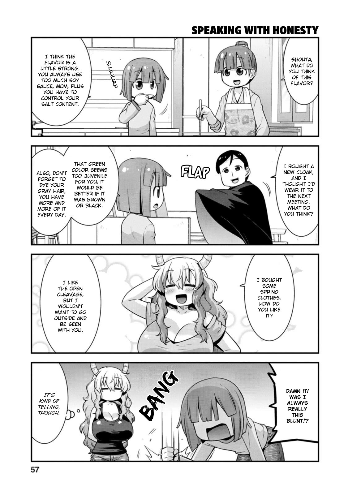 Miss Kobayashi's Dragon Maid: Lucoa is my xx Chapter 39 page 7 - Chapter 39: Lucoa and April Fools'