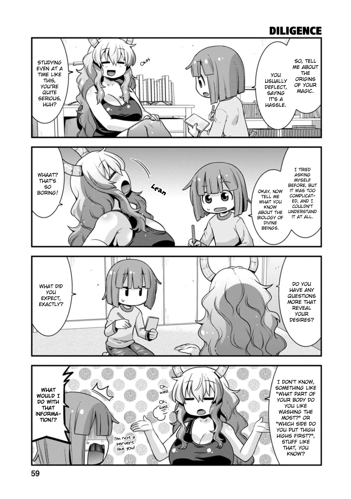 Miss Kobayashi's Dragon Maid: Lucoa is my xx Chapter 39 page 9 - Chapter 39: Lucoa and April Fools'
