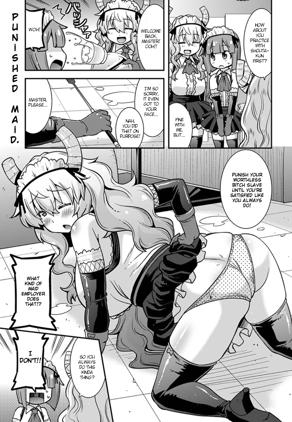 Miss Kobayashi's Dragon Maid: Lucoa is my xx Chapter 4 page 7 - Chapter 4: Shouta and part-time