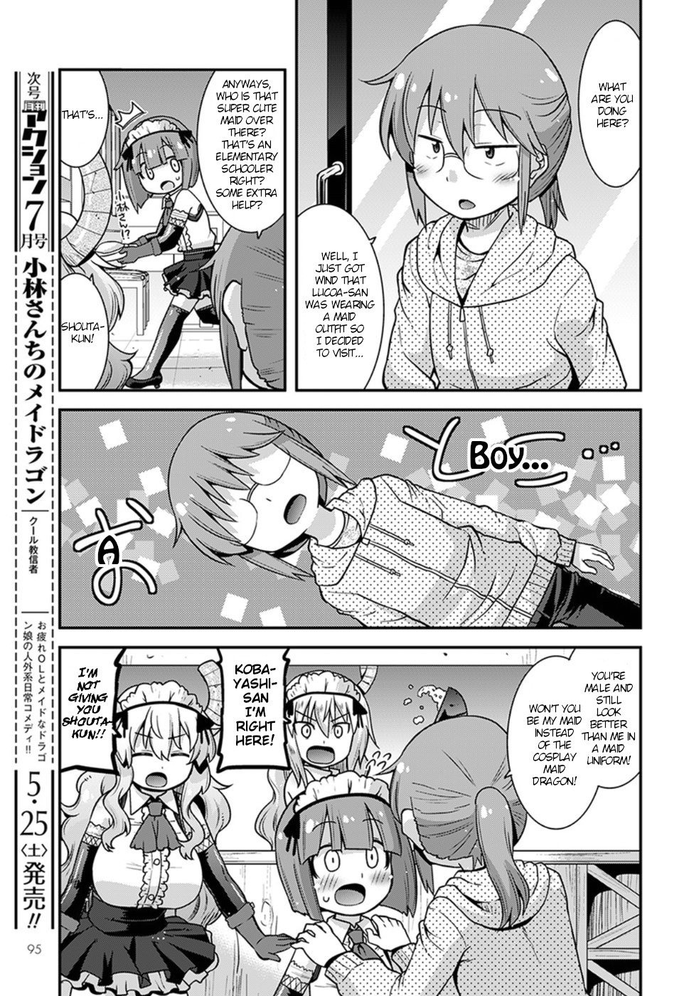 Miss Kobayashi's Dragon Maid: Lucoa is my xx Chapter 4 page 9 - Chapter 4: Shouta and part-time