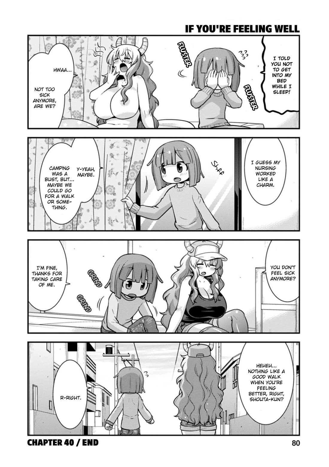 Miss Kobayashi's Dragon Maid: Lucoa is my xx Chapter 40 page 14 - Chapter 40: Lucoa and Nursing