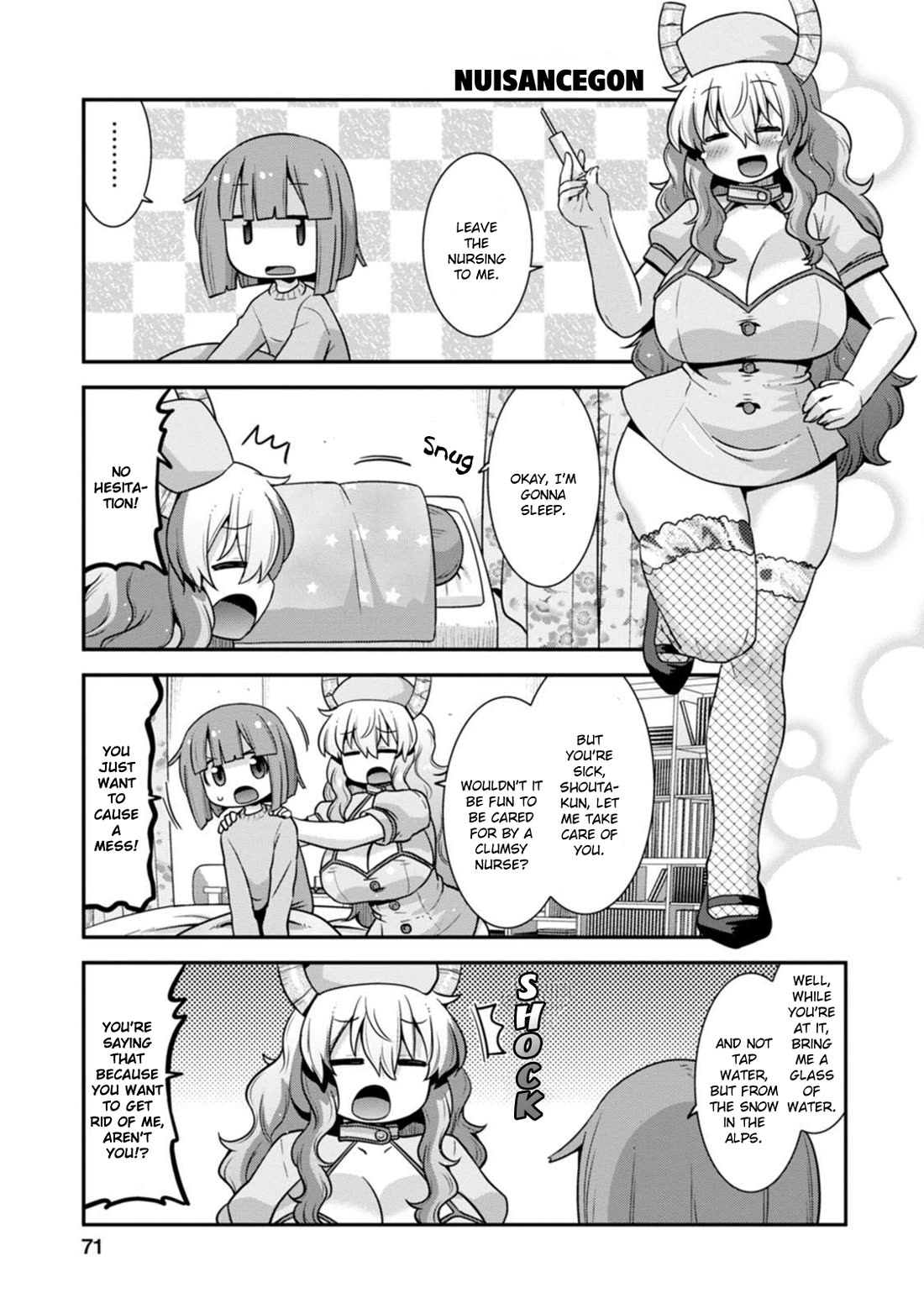 Miss Kobayashi's Dragon Maid: Lucoa is my xx Chapter 40 page 5 - Chapter 40: Lucoa and Nursing