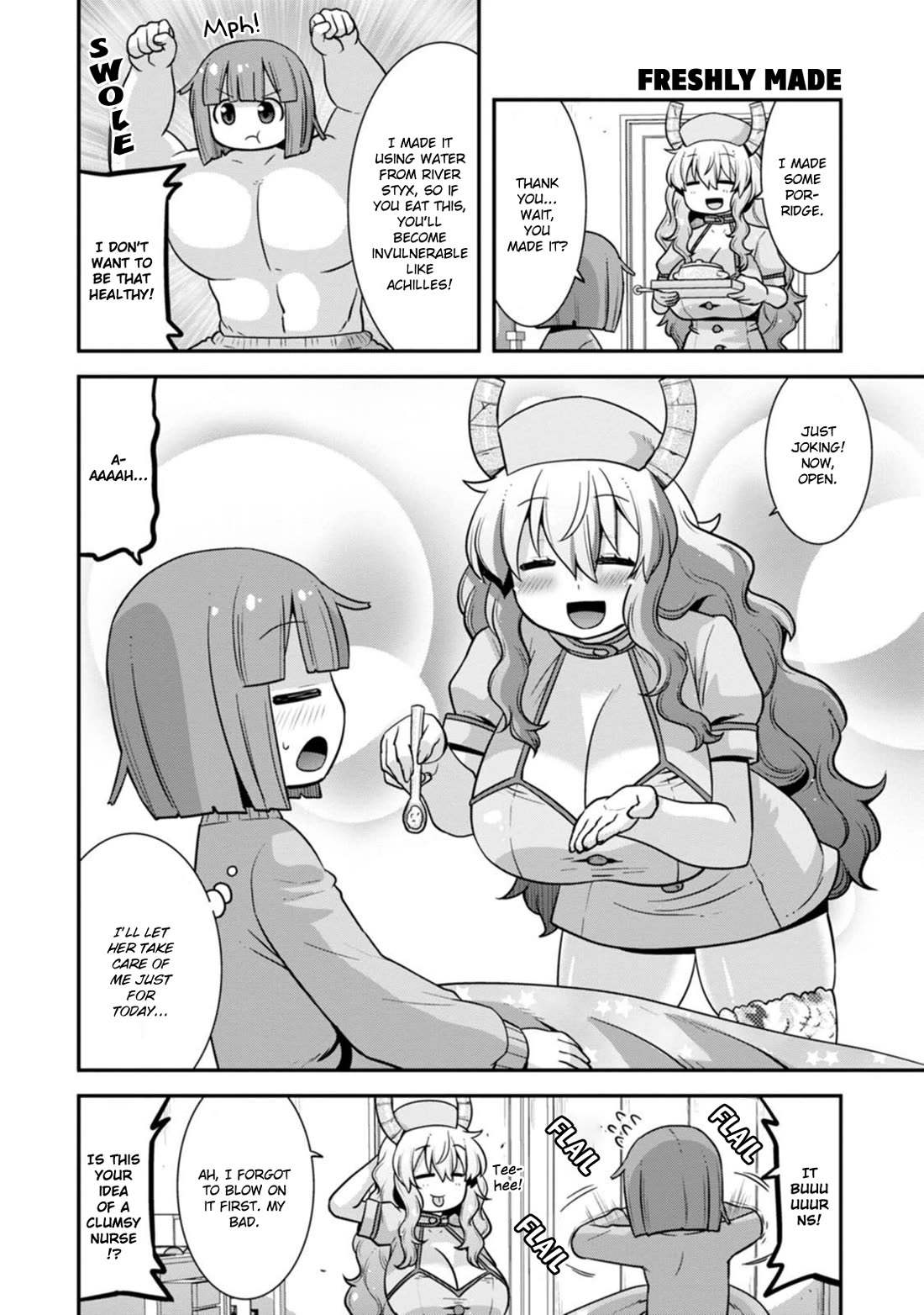 Miss Kobayashi's Dragon Maid: Lucoa is my xx Chapter 40 page 6 - Chapter 40: Lucoa and Nursing