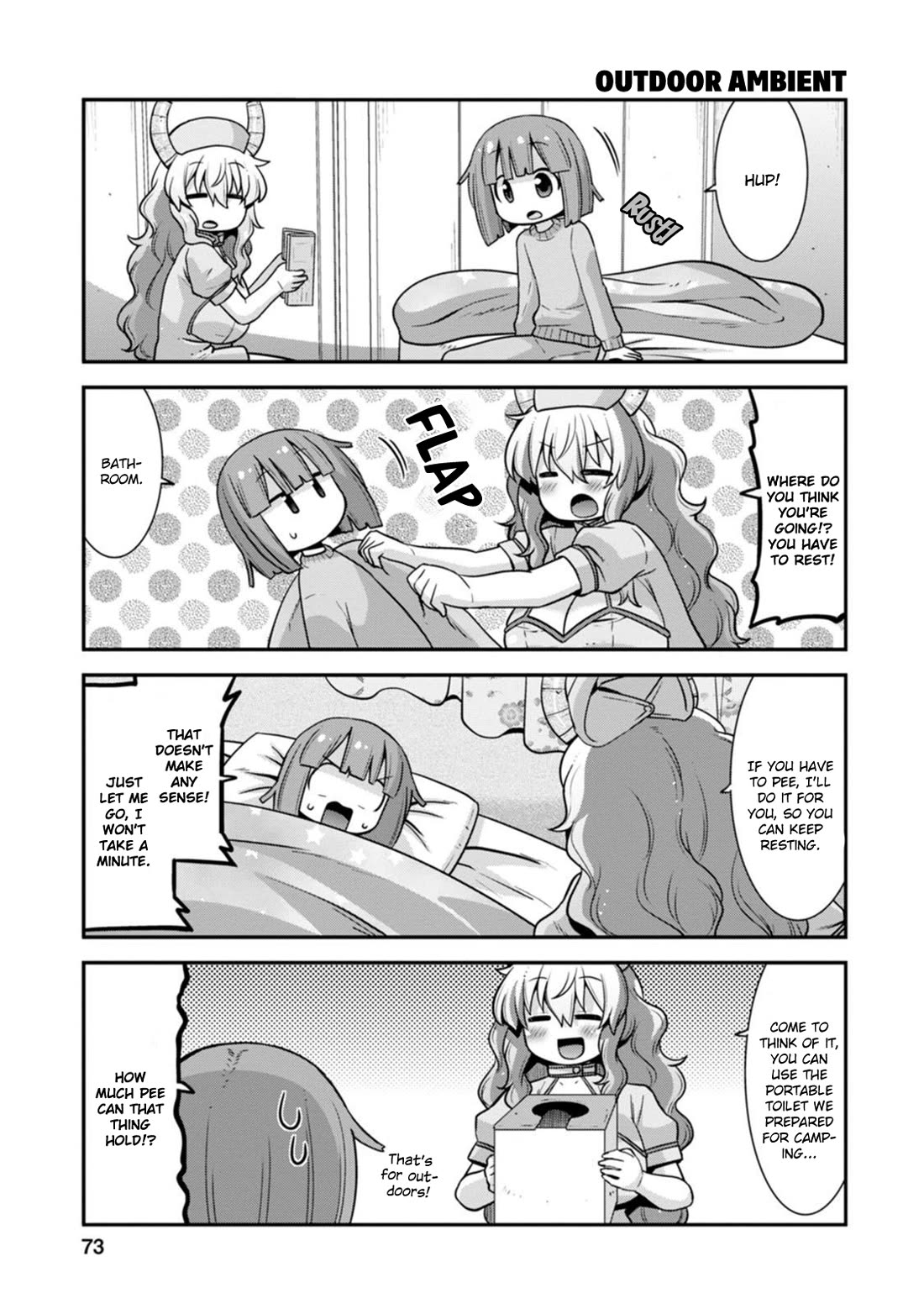 Miss Kobayashi's Dragon Maid: Lucoa is my xx Chapter 40 page 7 - Chapter 40: Lucoa and Nursing
