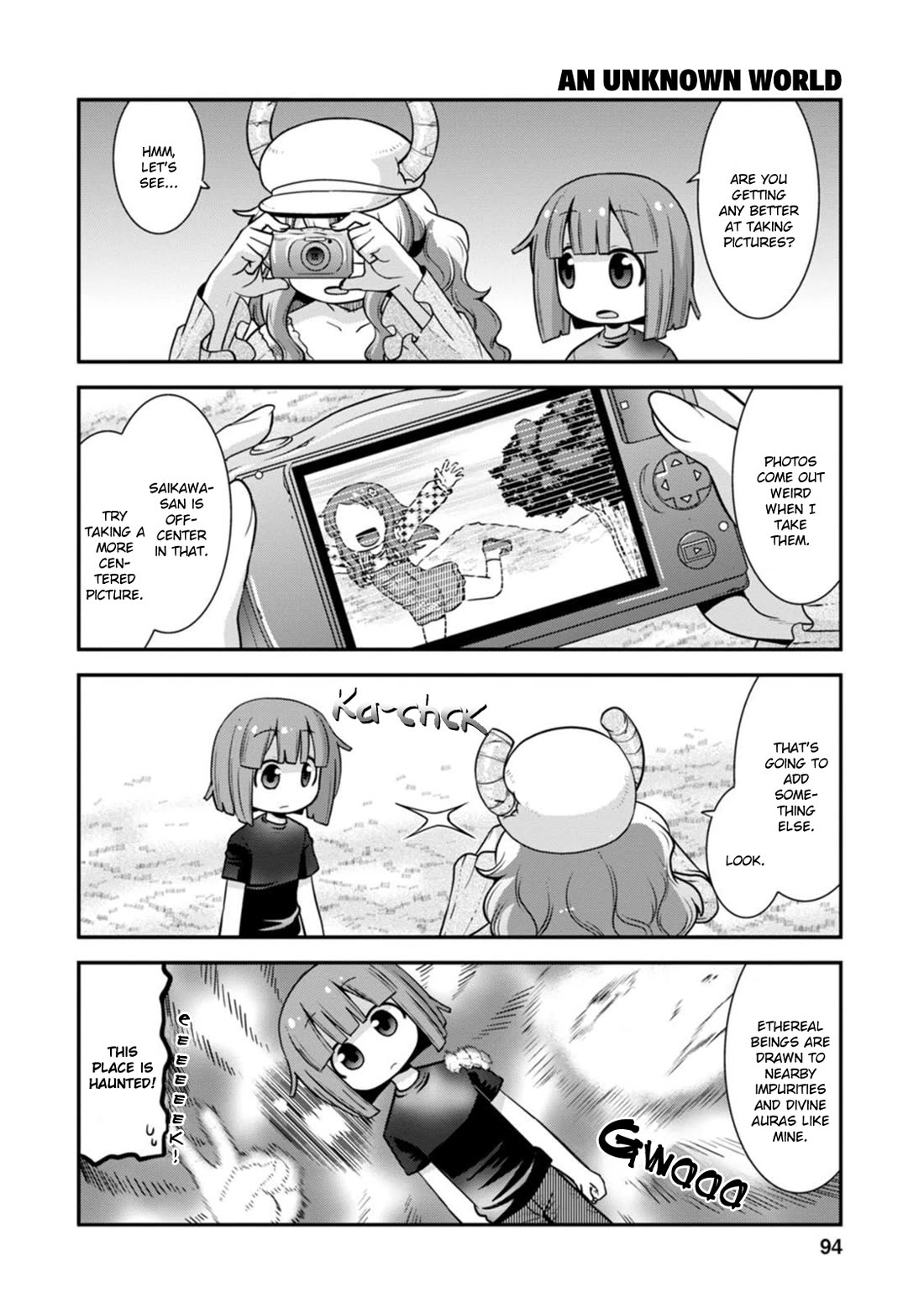 Miss Kobayashi's Dragon Maid: Lucoa is my xx Chapter 41 page 12 - Chapter 41: Shouta and the Train Trip