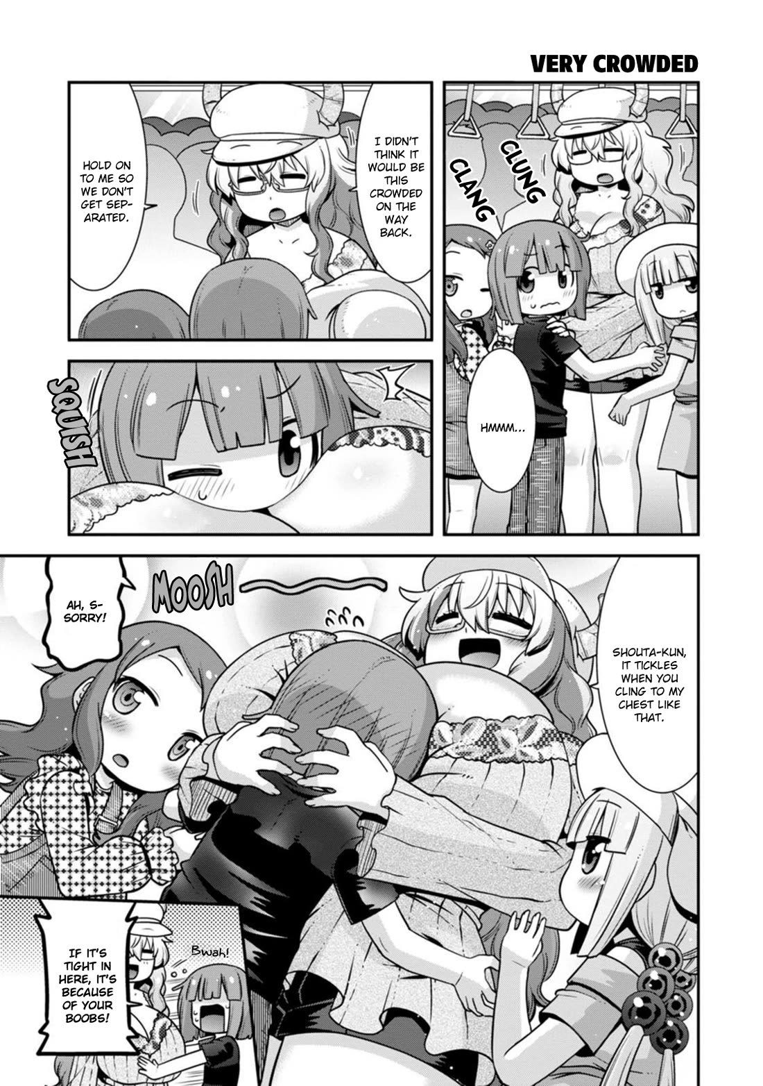 Miss Kobayashi's Dragon Maid: Lucoa is my xx Chapter 41 page 13 - Chapter 41: Shouta and the Train Trip