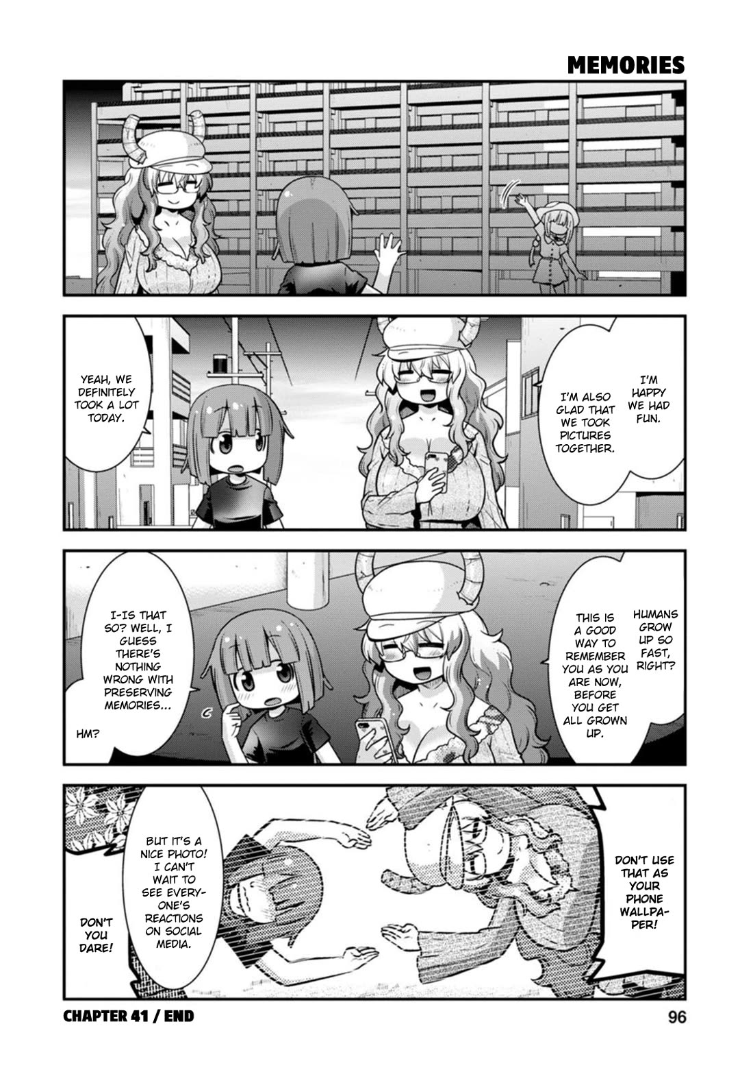 Miss Kobayashi's Dragon Maid: Lucoa is my xx Chapter 41 page 14 - Chapter 41: Shouta and the Train Trip