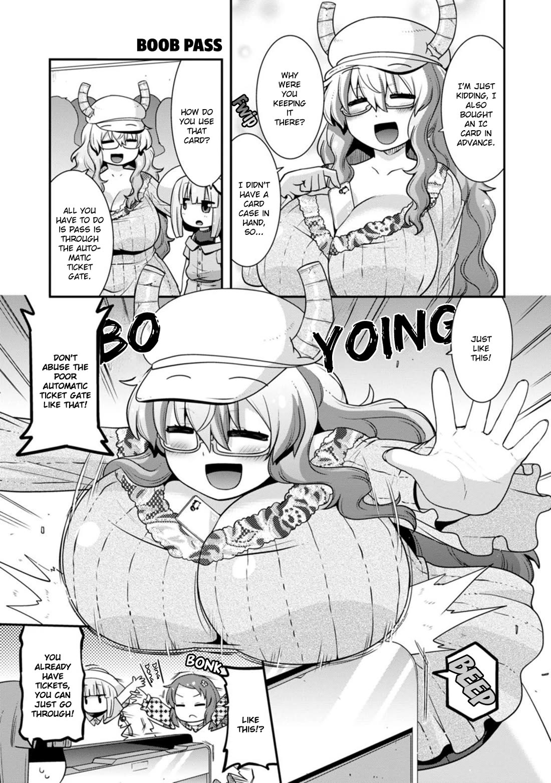 Miss Kobayashi's Dragon Maid: Lucoa is my xx Chapter 41 page 5 - Chapter 41: Shouta and the Train Trip