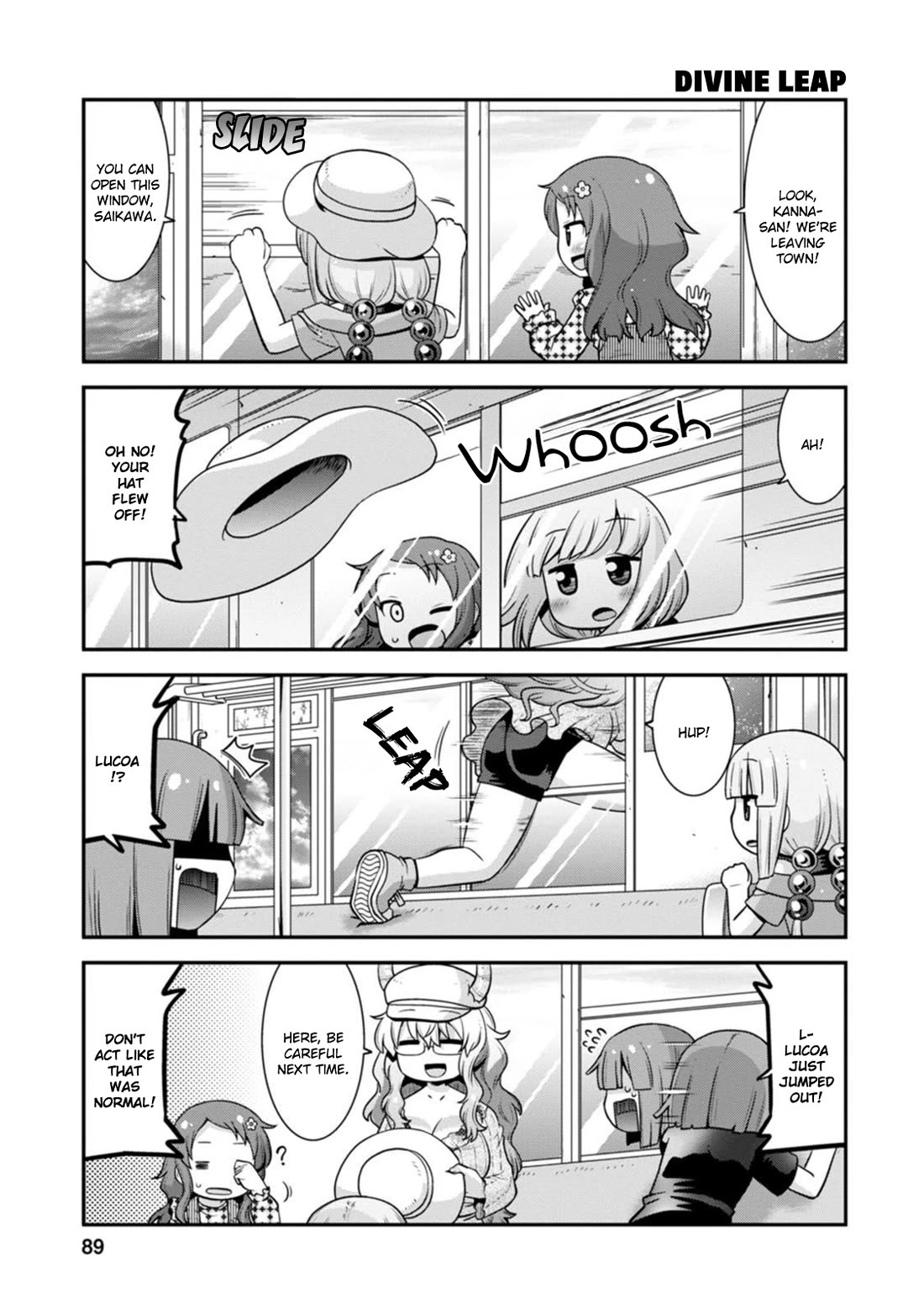 Miss Kobayashi's Dragon Maid: Lucoa is my xx Chapter 41 page 7 - Chapter 41: Shouta and the Train Trip