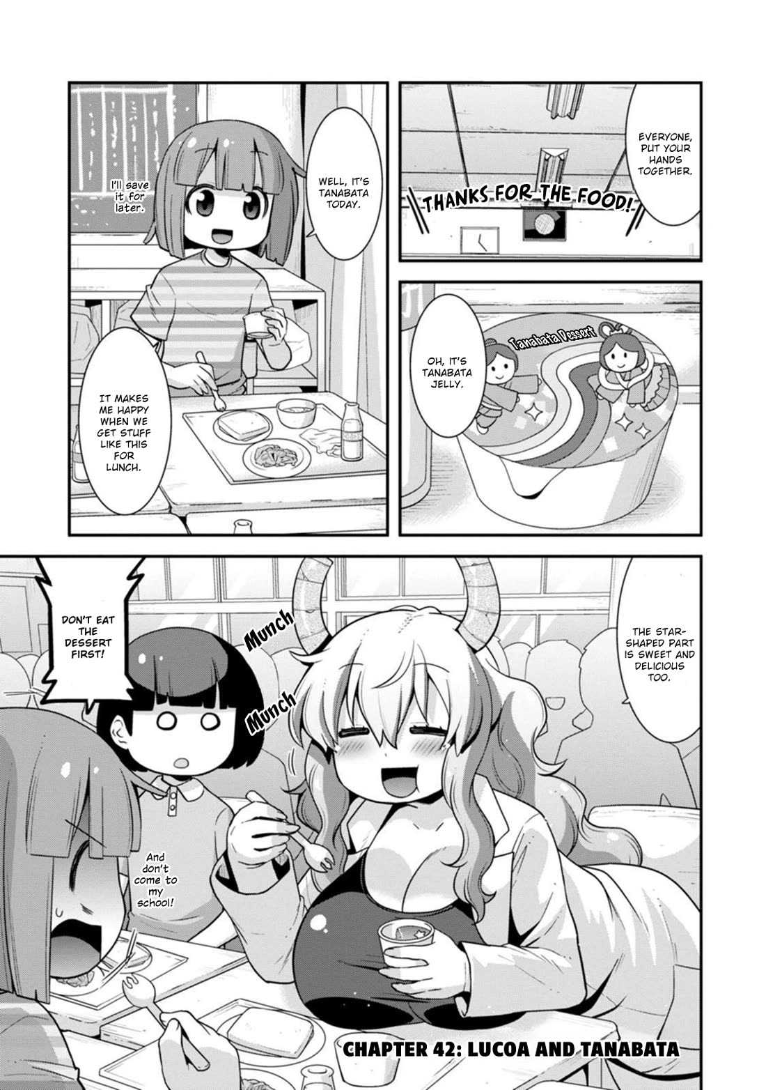 Miss Kobayashi's Dragon Maid: Lucoa is my xx Chapter 42 page 1 - Chapter 42: Lucoa and Tanabata