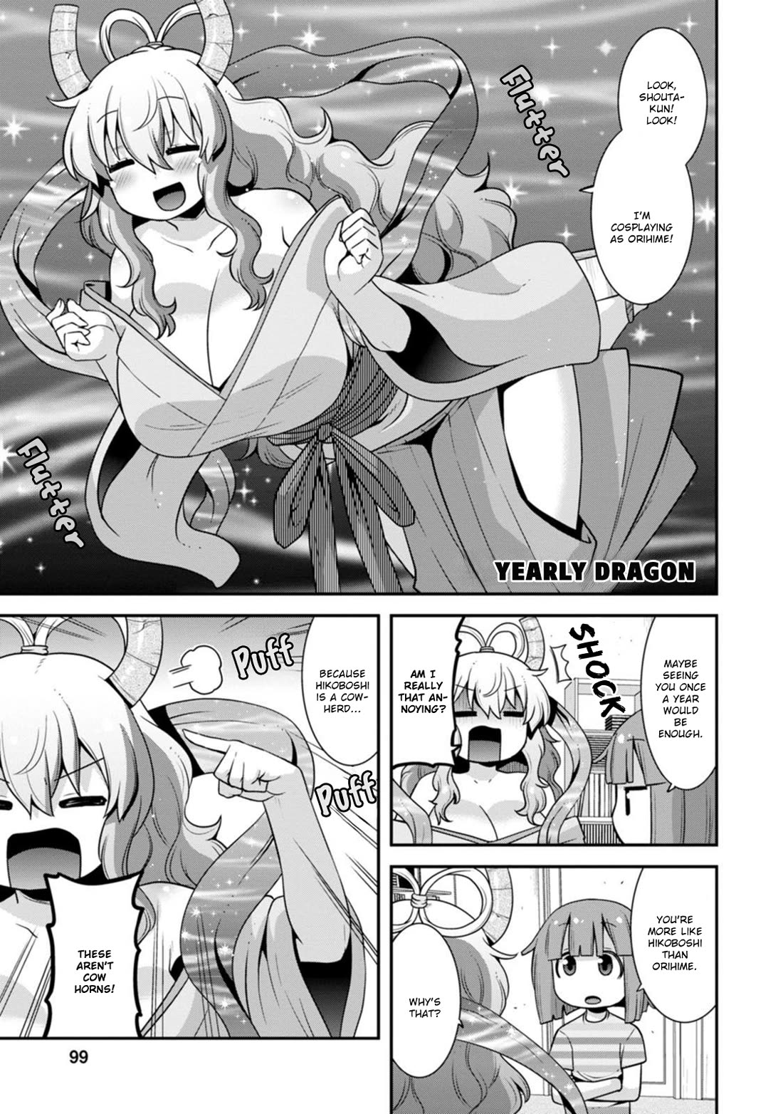 Miss Kobayashi's Dragon Maid: Lucoa is my xx Chapter 42 page 3 - Chapter 42: Lucoa and Tanabata