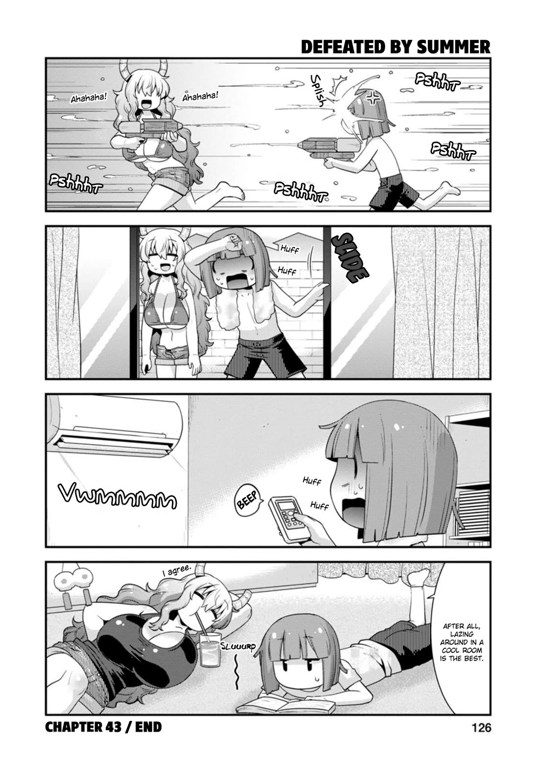 Miss Kobayashi's Dragon Maid: Lucoa is my xx Chapter 43 page 14 - Chapter 43: Lucoa and Beating the Summer Heat