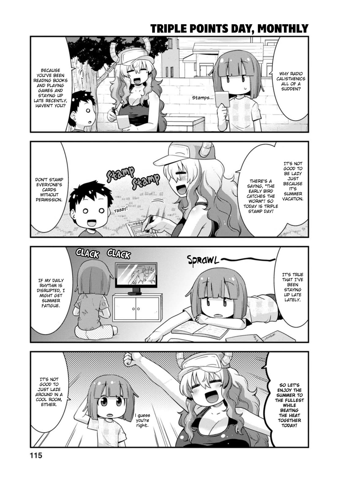 Miss Kobayashi's Dragon Maid: Lucoa is my xx Chapter 43 page 3 - Chapter 43: Lucoa and Beating the Summer Heat