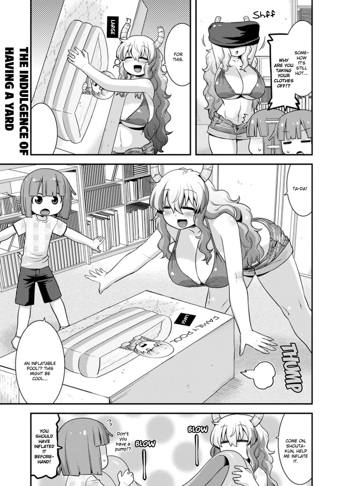 Miss Kobayashi's Dragon Maid: Lucoa is my xx Chapter 43 page 9 - Chapter 43: Lucoa and Beating the Summer Heat