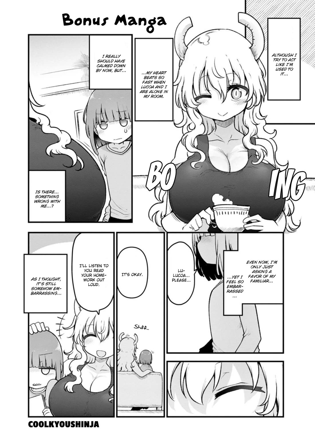 Miss Kobayashi's Dragon Maid: Lucoa is my xx Chapter 44.5 page 2 - Chapter 44.5: Volume 5 Extras