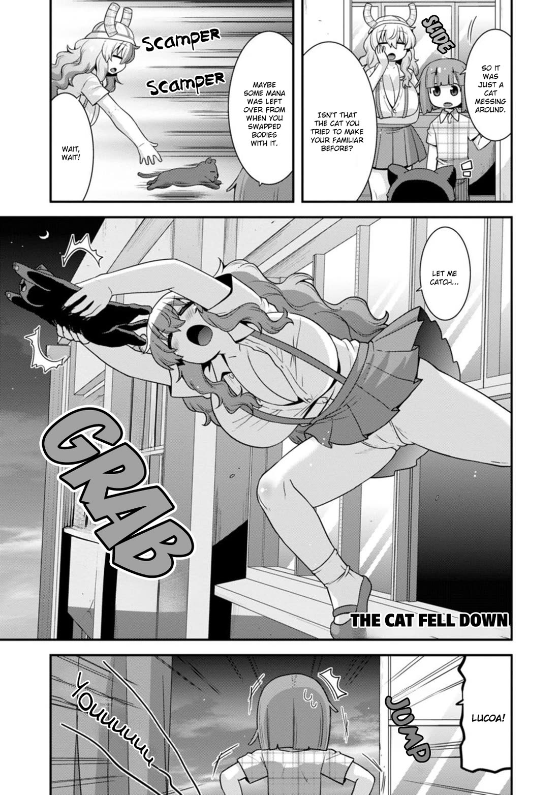 Miss Kobayashi's Dragon Maid: Lucoa is my xx Chapter 44 page 11 - Chapter 44: Shouta and School Ghost Stories