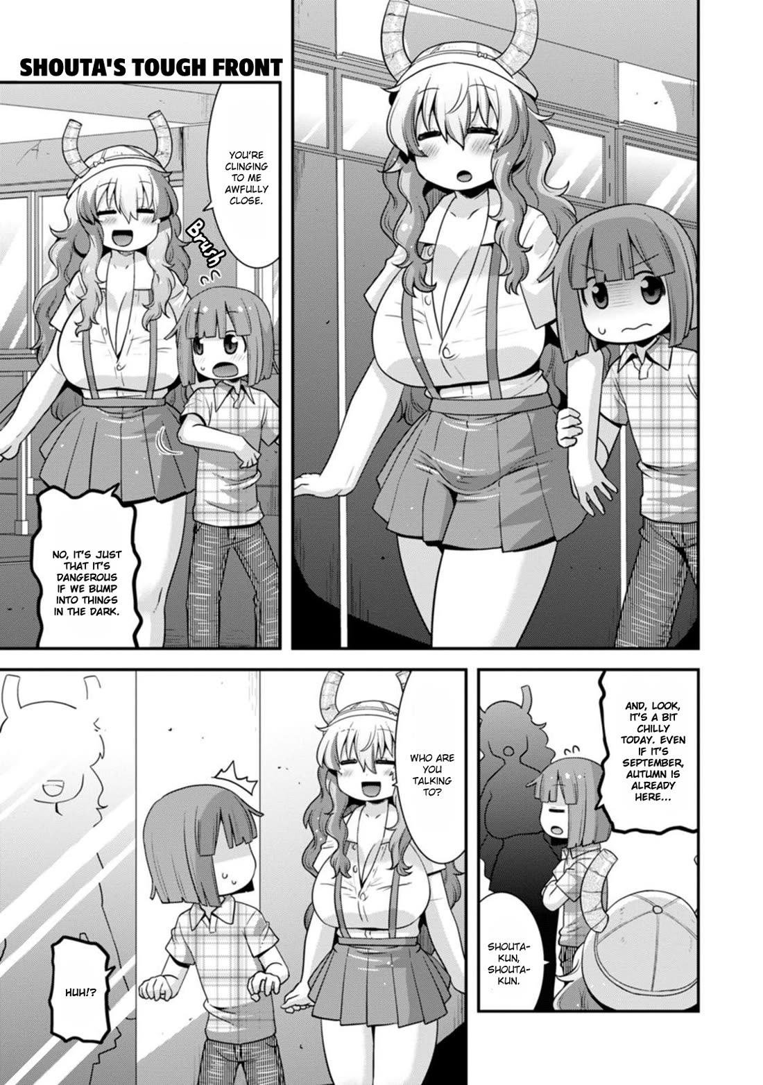 Miss Kobayashi's Dragon Maid: Lucoa is my xx Chapter 44 page 7 - Chapter 44: Shouta and School Ghost Stories