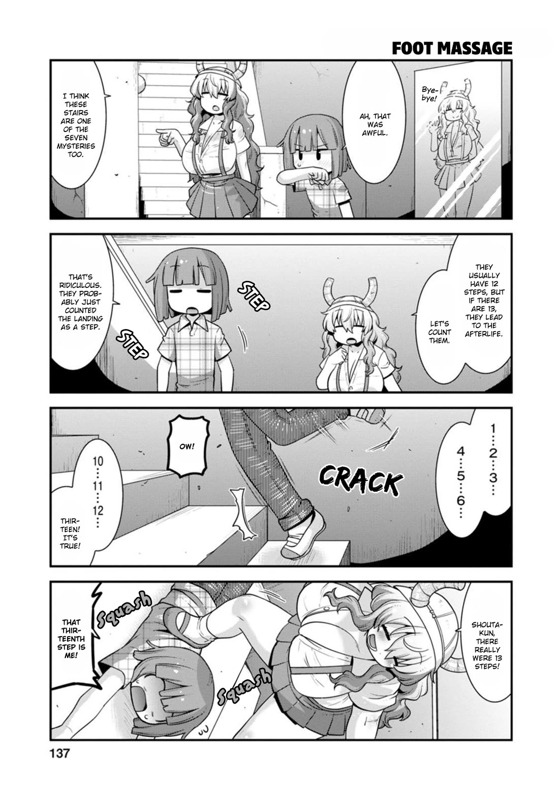 Miss Kobayashi's Dragon Maid: Lucoa is my xx Chapter 44 page 9 - Chapter 44: Shouta and School Ghost Stories