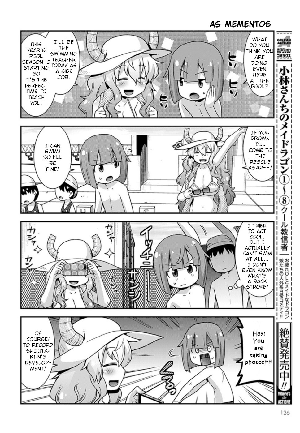 Miss Kobayashi's Dragon Maid: Lucoa is my xx Chapter 6 page 2 - Chapter 6: Shouta and Pool Opening