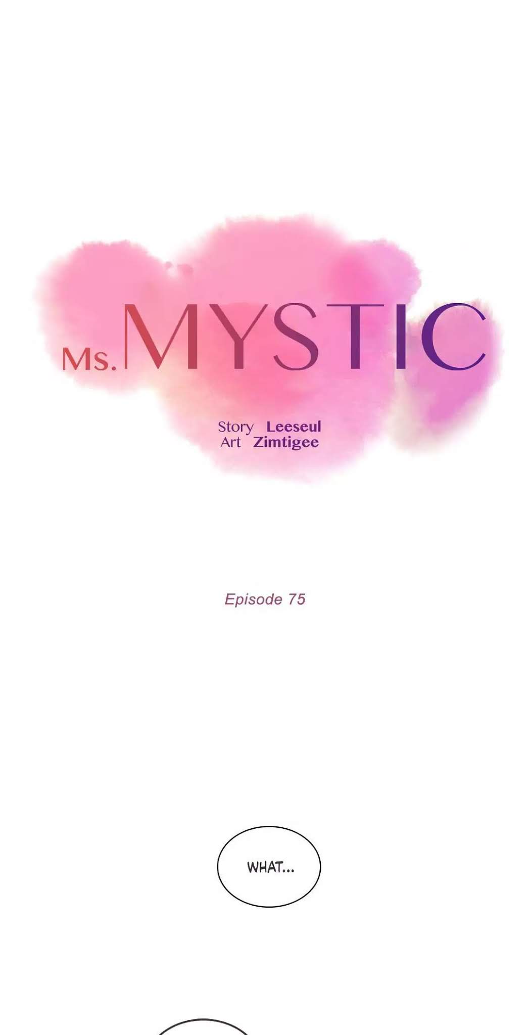 Miss Mystic Chapter 75 page 1 - Chapter 75